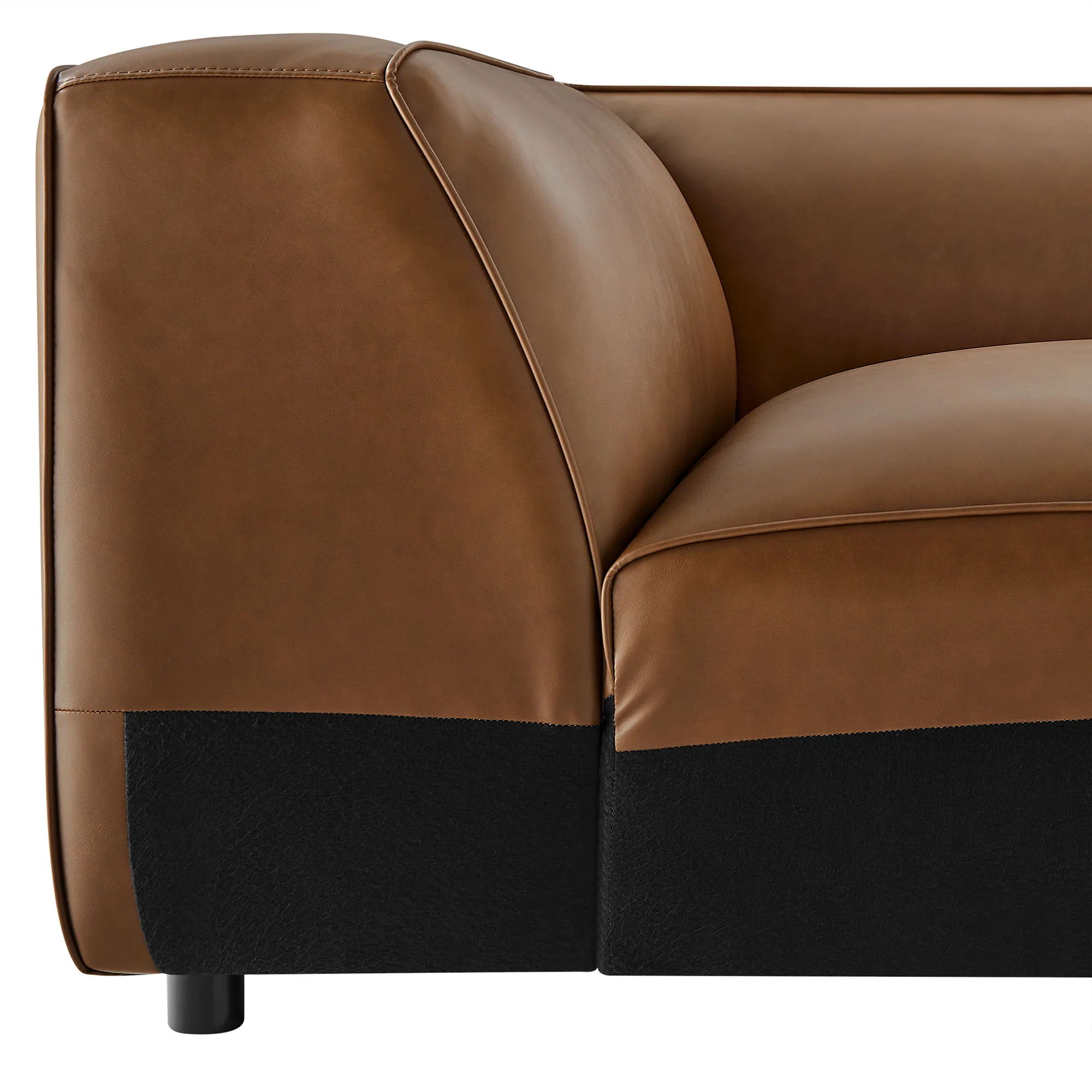Auren Upholstered Vegan Leather Modular Corner Chair by Modway - Image 8