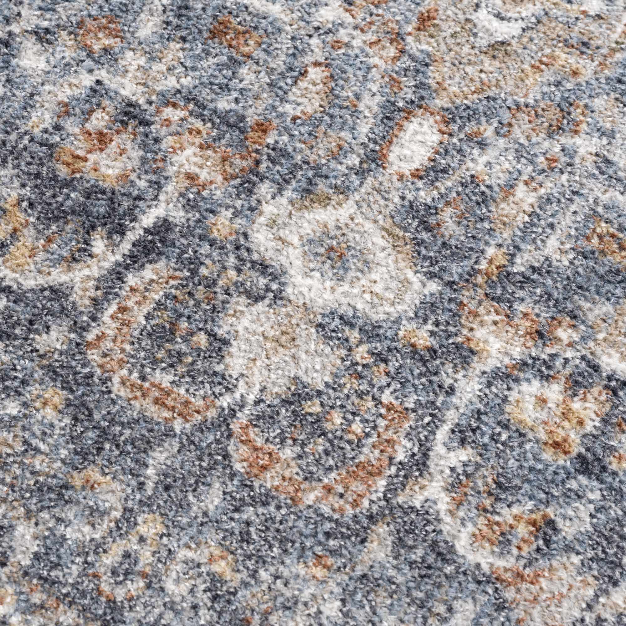 Aurum Blue & Beige Washable Area Rug - Clearance - Image 13