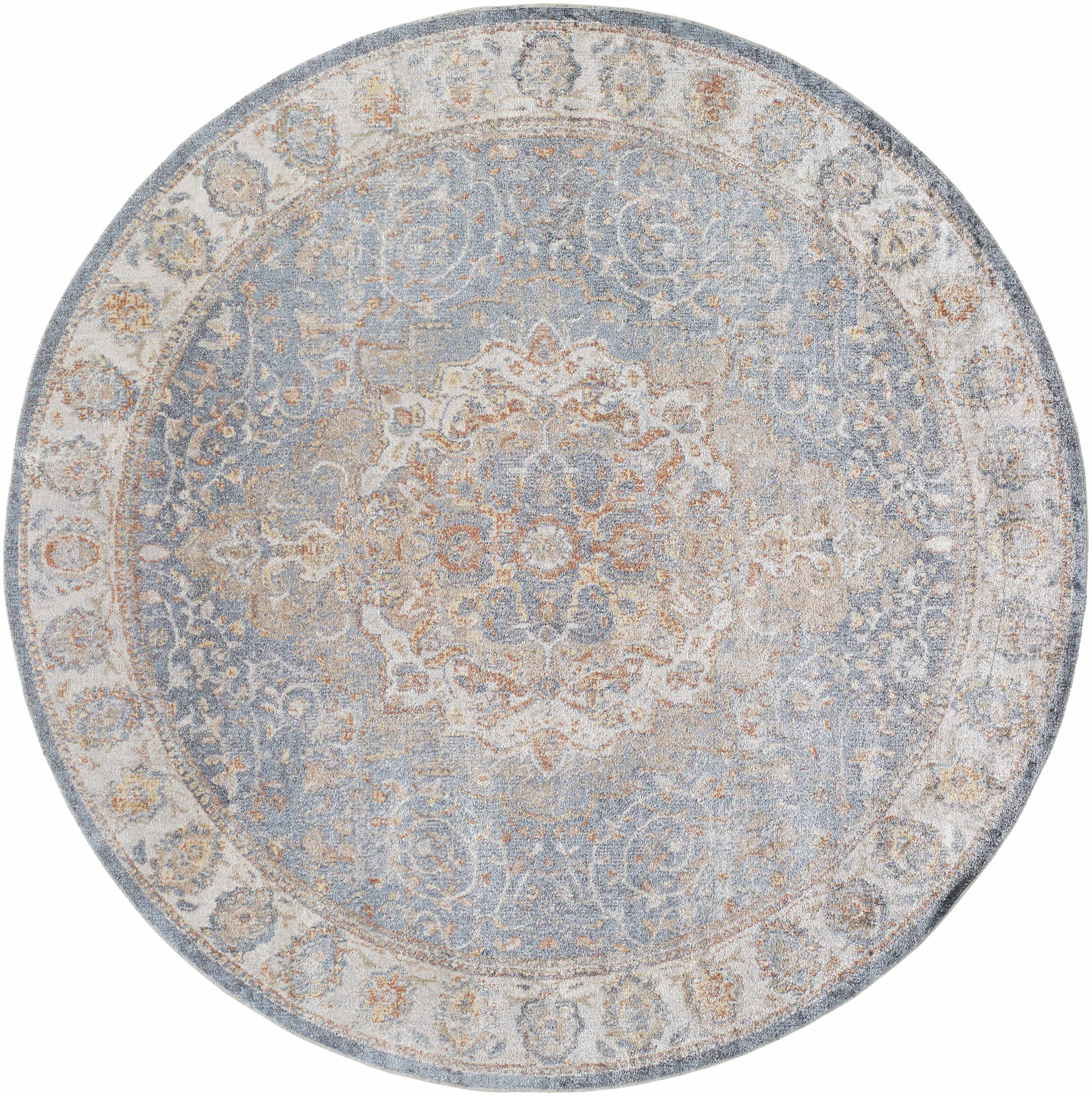 Aurum Blue & Beige Washable Area Rug - Clearance - Image 19