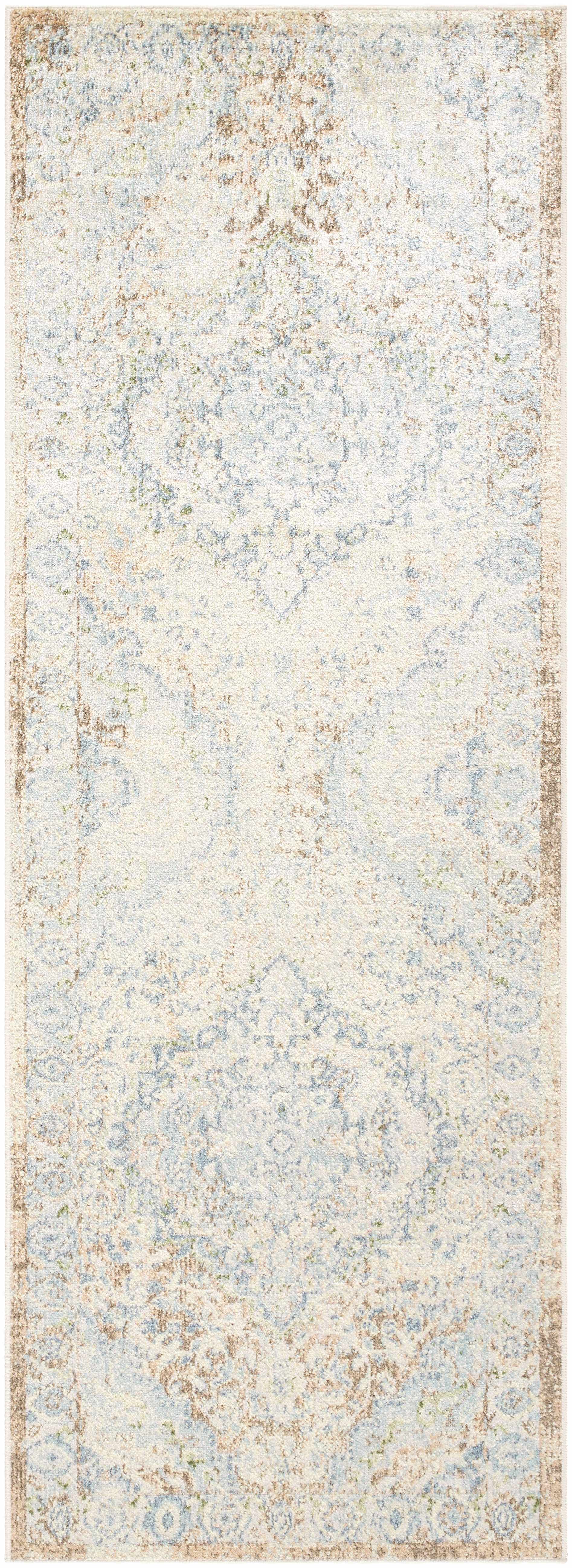 Aurum Blue Washable Area Rug - Image 3