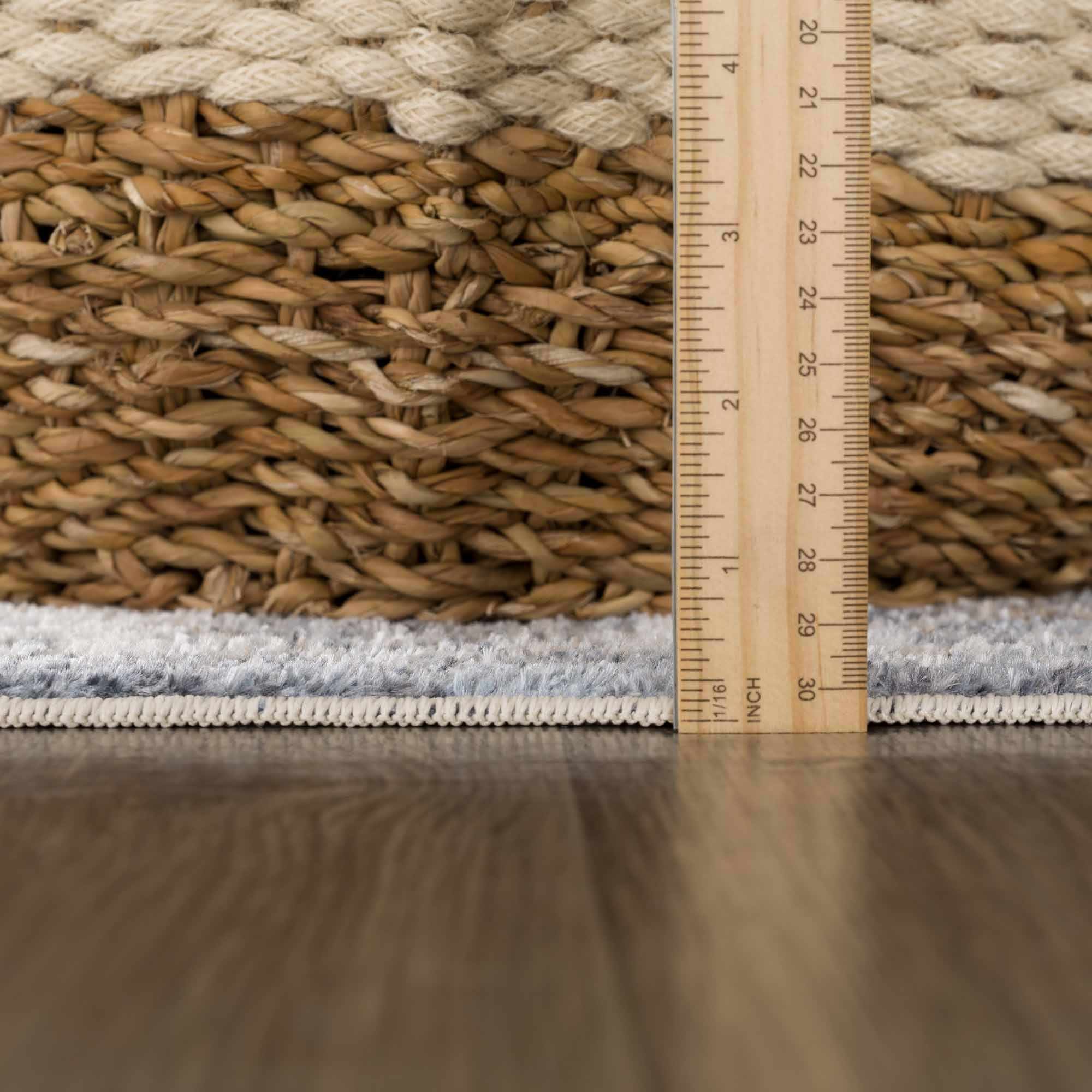 Aurum Blue Washable Area Rug - Clearance - Image 12