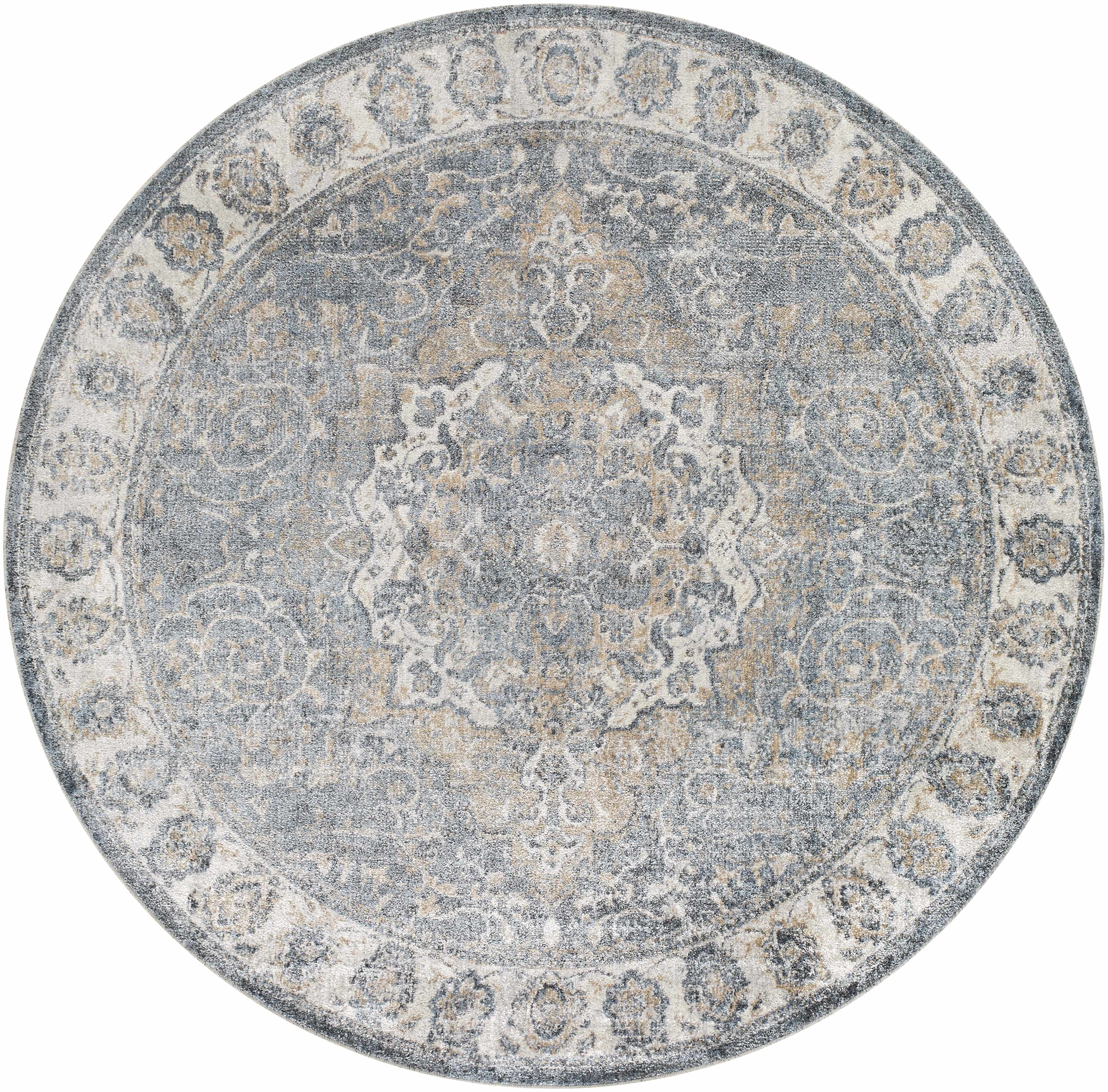 Aurum Blue Washable Area Rug - Clearance - Image 19