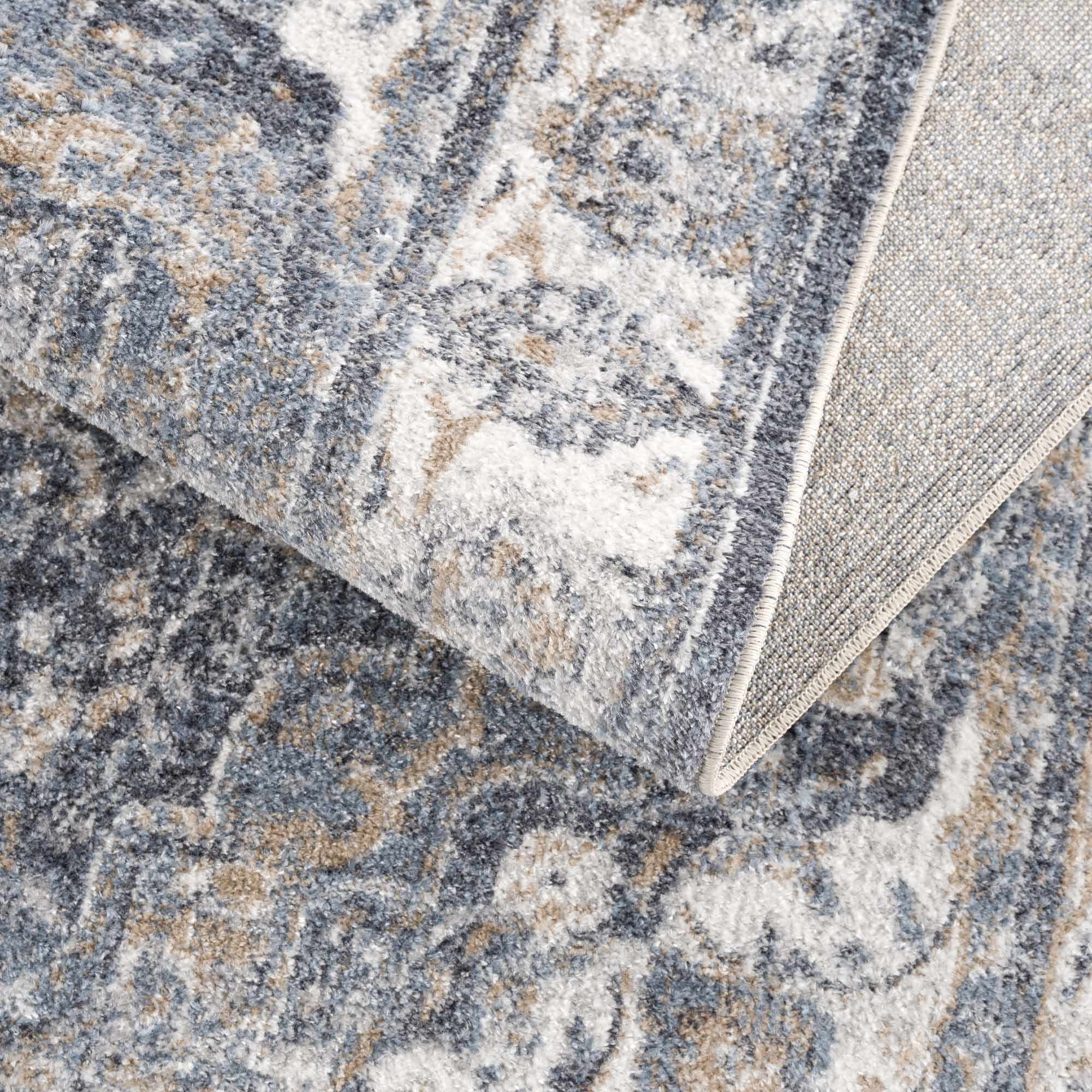 Aurum Blue Washable Area Rug - Clearance - Image 9
