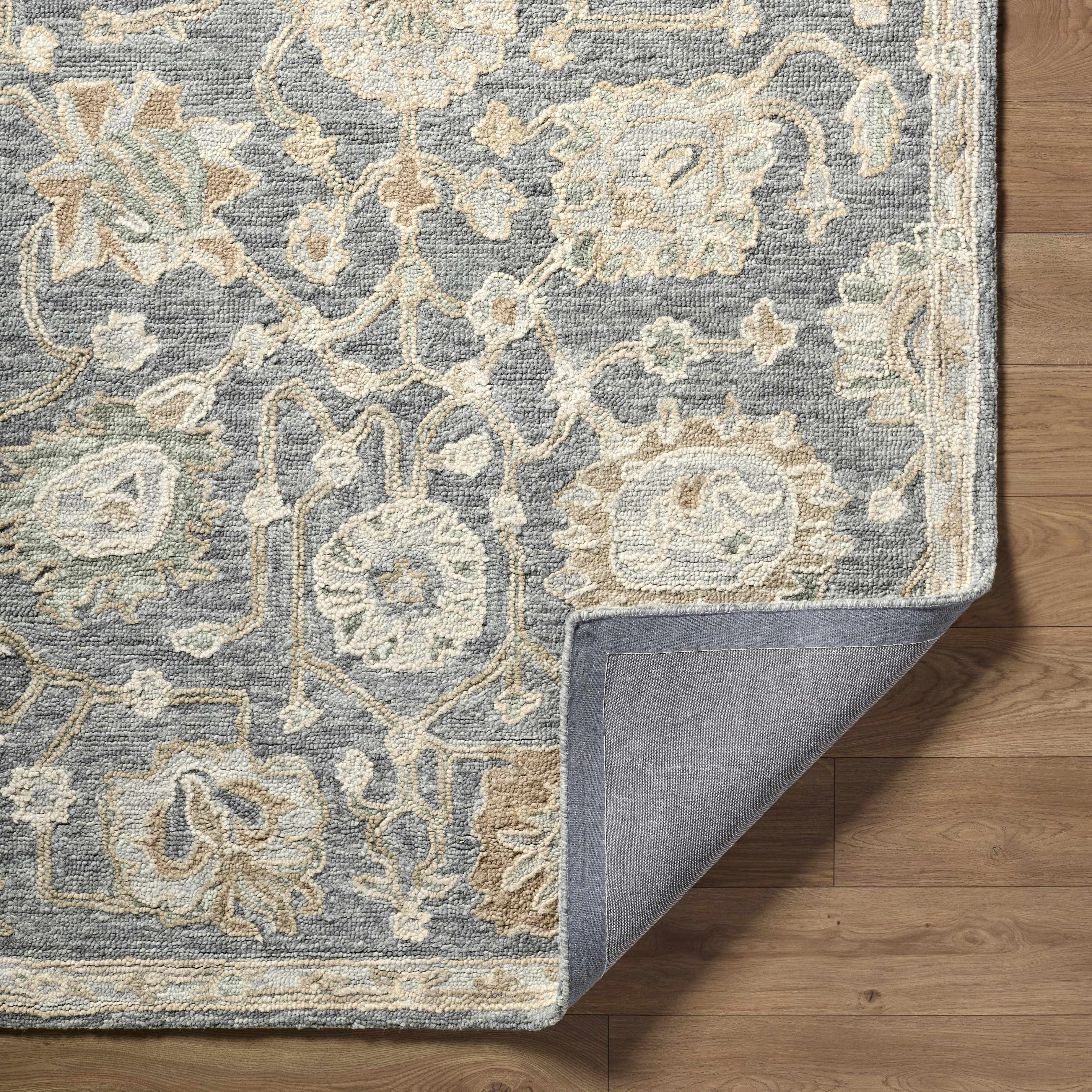 Auryon Hand Tufted Oushak Wool Area Rug - Image 4