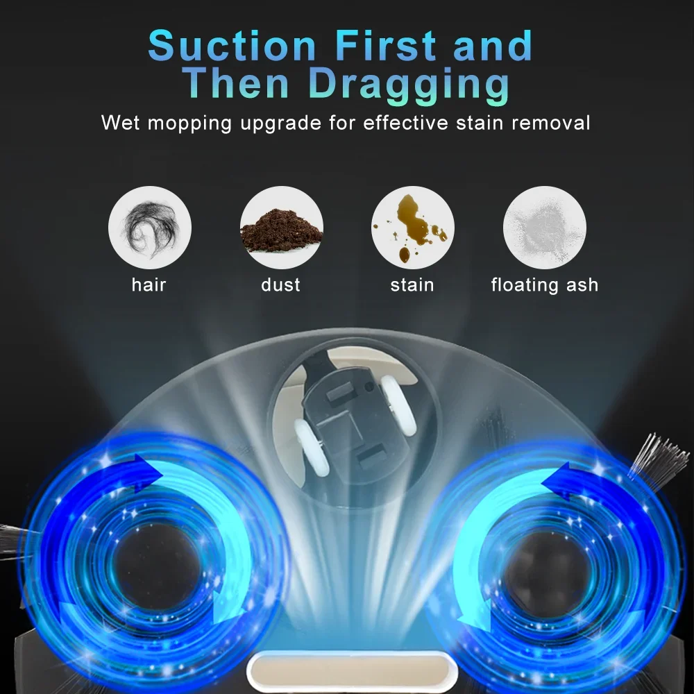 Automatic Sweeping Robot Vacuum – 3-in-1 Mop, Suction & Smart Home Cleaner - Image 5