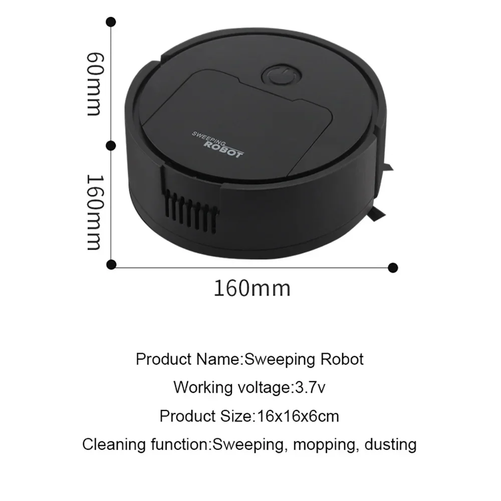 Automatic Sweeping Robot Vacuum – 3-in-1 Mop, Suction & Smart Home Cleaner - Image 6