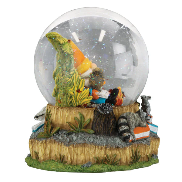 Autumn Forest Gnome Snow Globe - Image 5