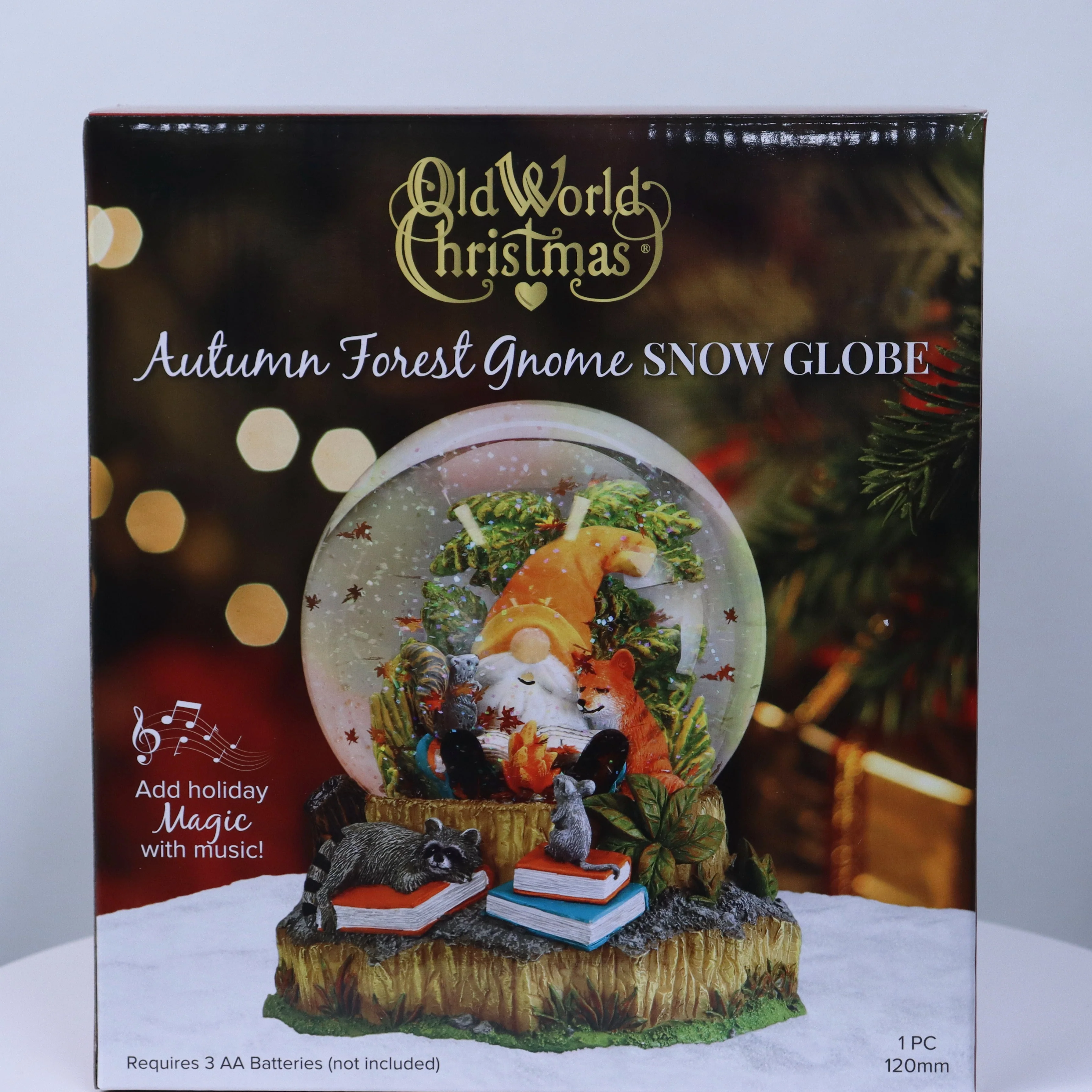 Autumn Forest Gnome Snow Globe - Image 7