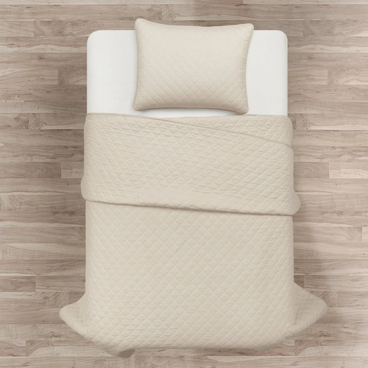Ava Diamond Oversized Cotton Quilt Set - Image 12