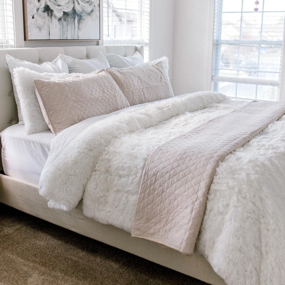 Ava Diamond Oversized Cotton Quilt Set - Image 14