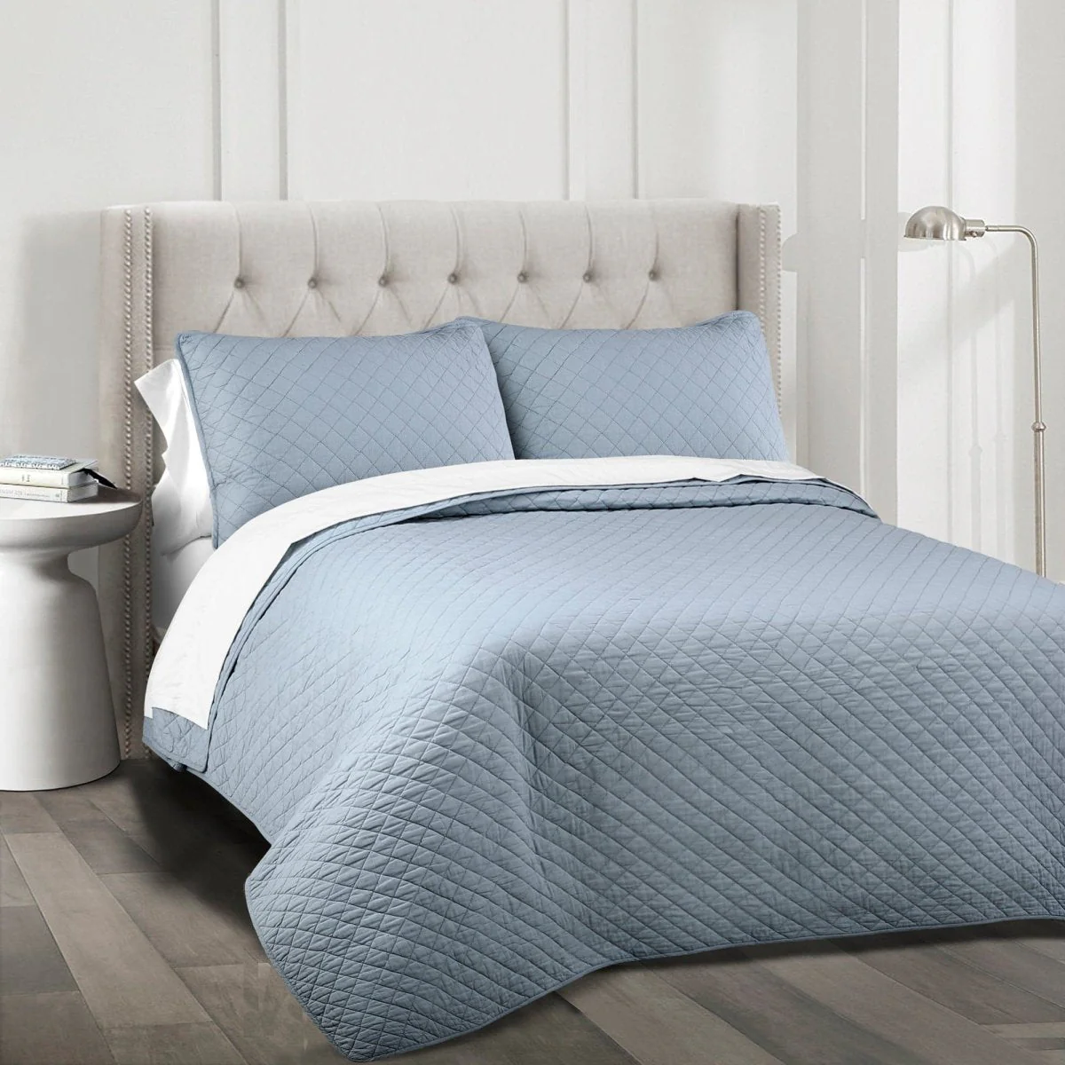 Ava Diamond Oversized Cotton Quilt Set - Image 28