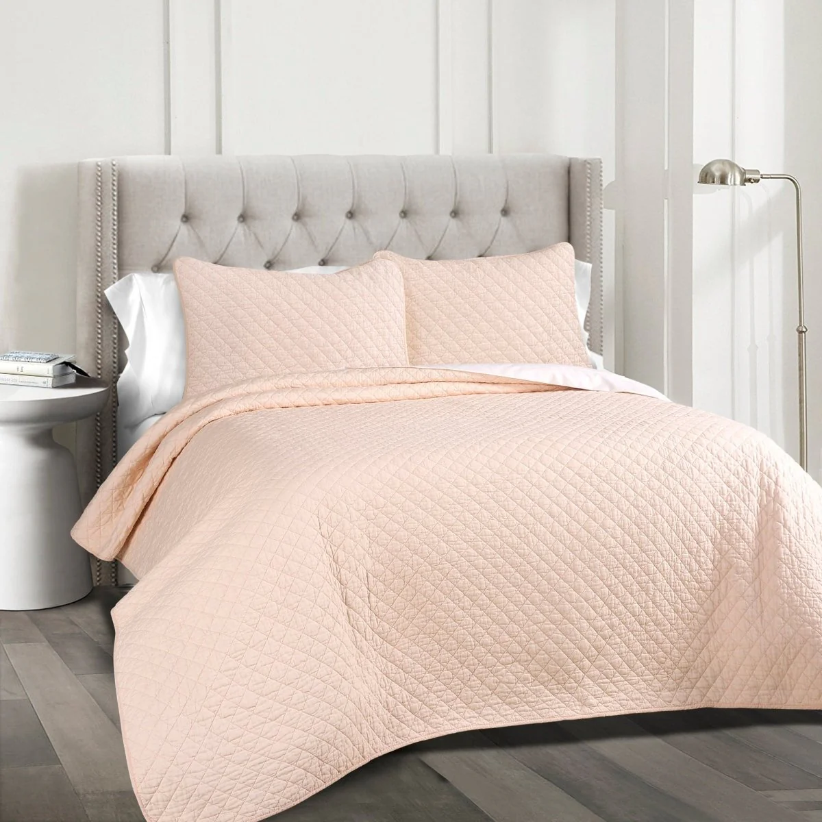 Ava Diamond Oversized Cotton Quilt Set - Image 32