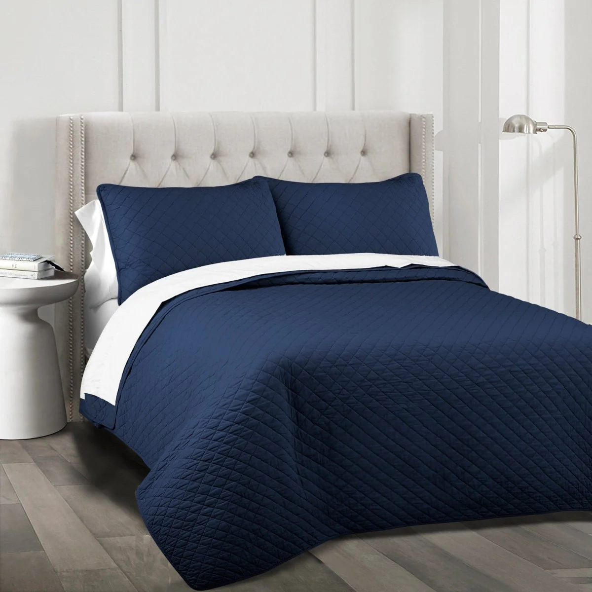 Ava Diamond Oversized Cotton Quilt Set - Image 39