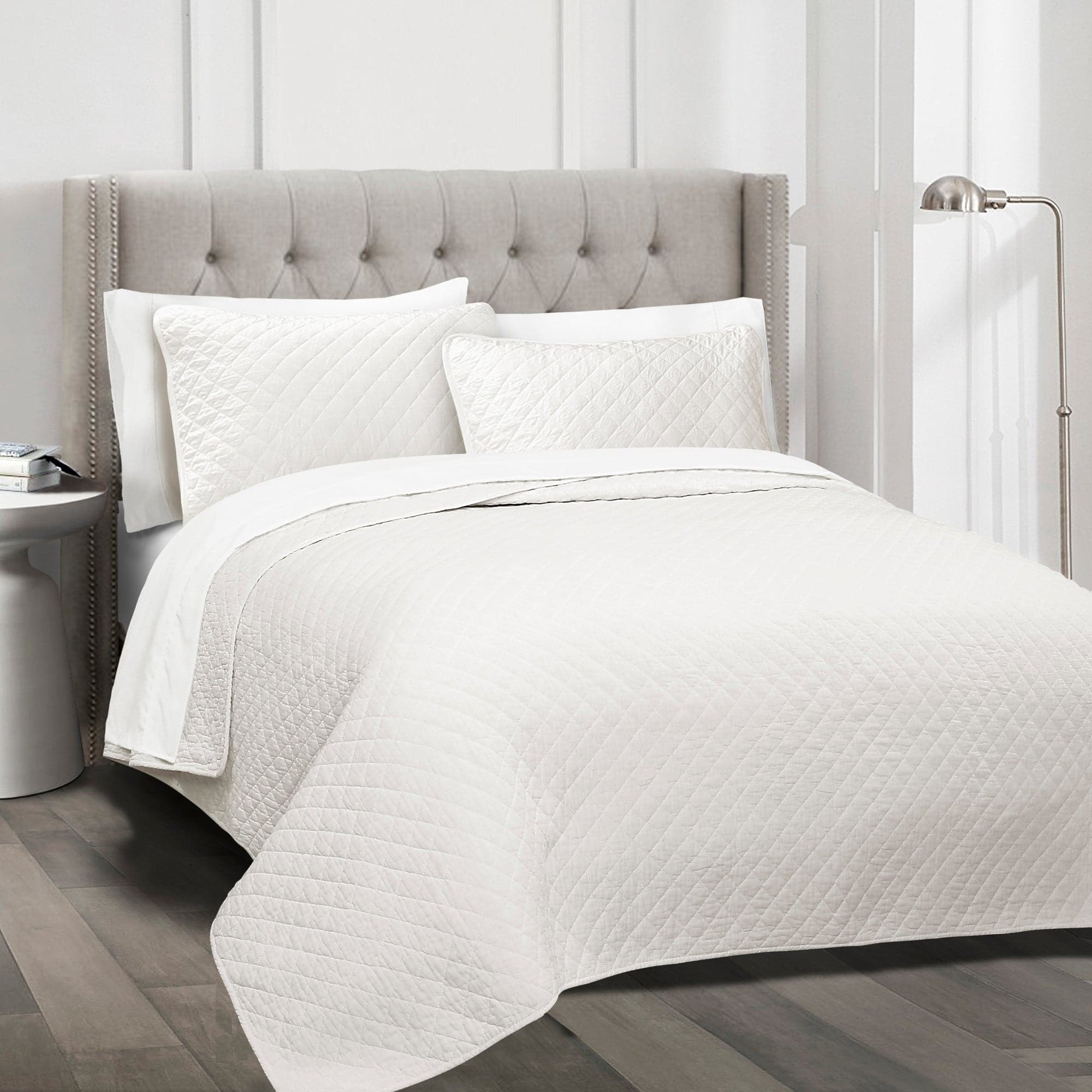 Ava Diamond Oversized Cotton Quilt Set - Image 59