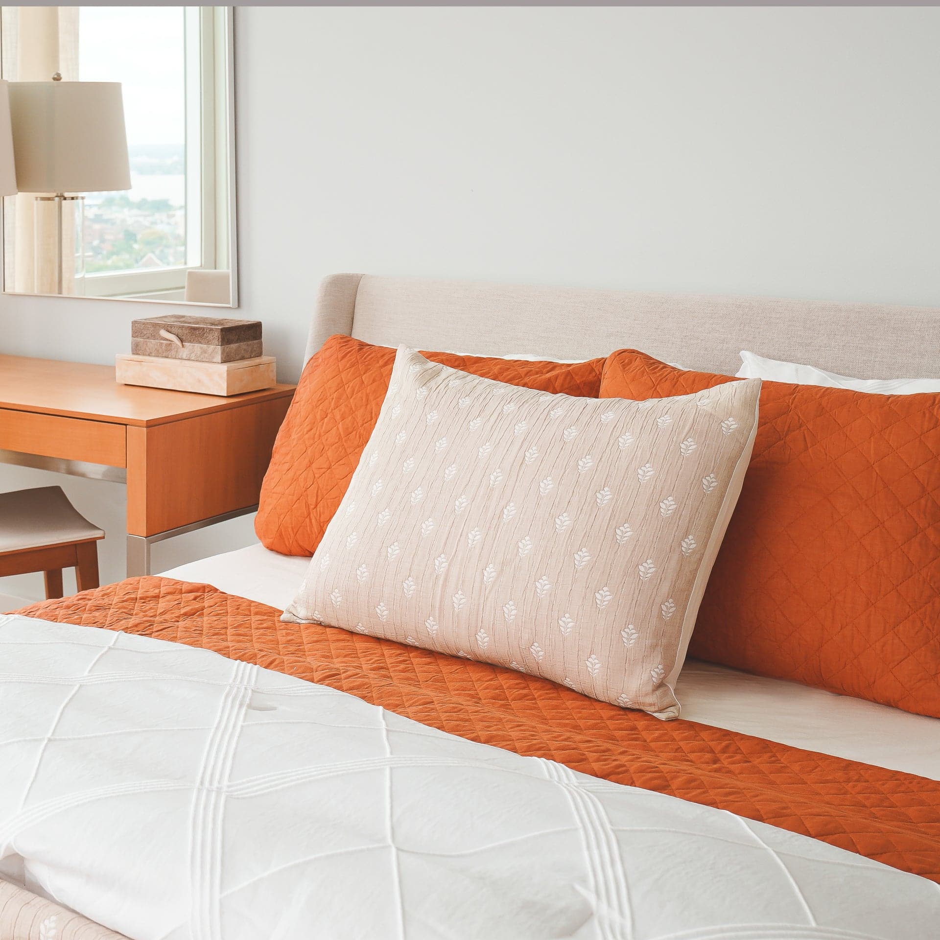 Ava Diamond Oversized Cotton Quilt Set - Image 63
