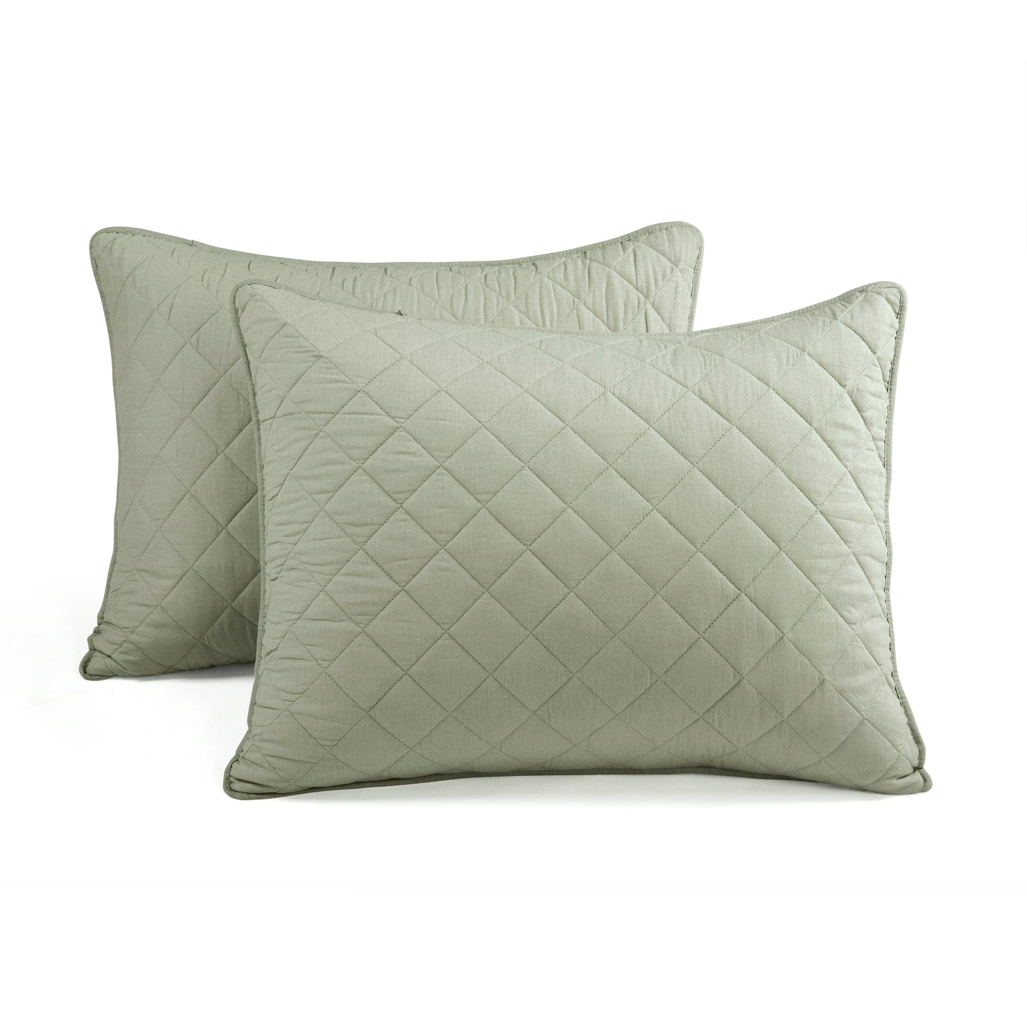 Ava Diamond Oversized Cotton Quilt Set - Image 69