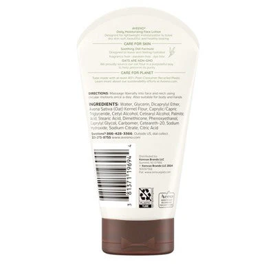 Aveeno Daily Moisturizing Prebiotic Oat Face Cream for Dry Skin 5fl oz - Imperfect Container - Image 2