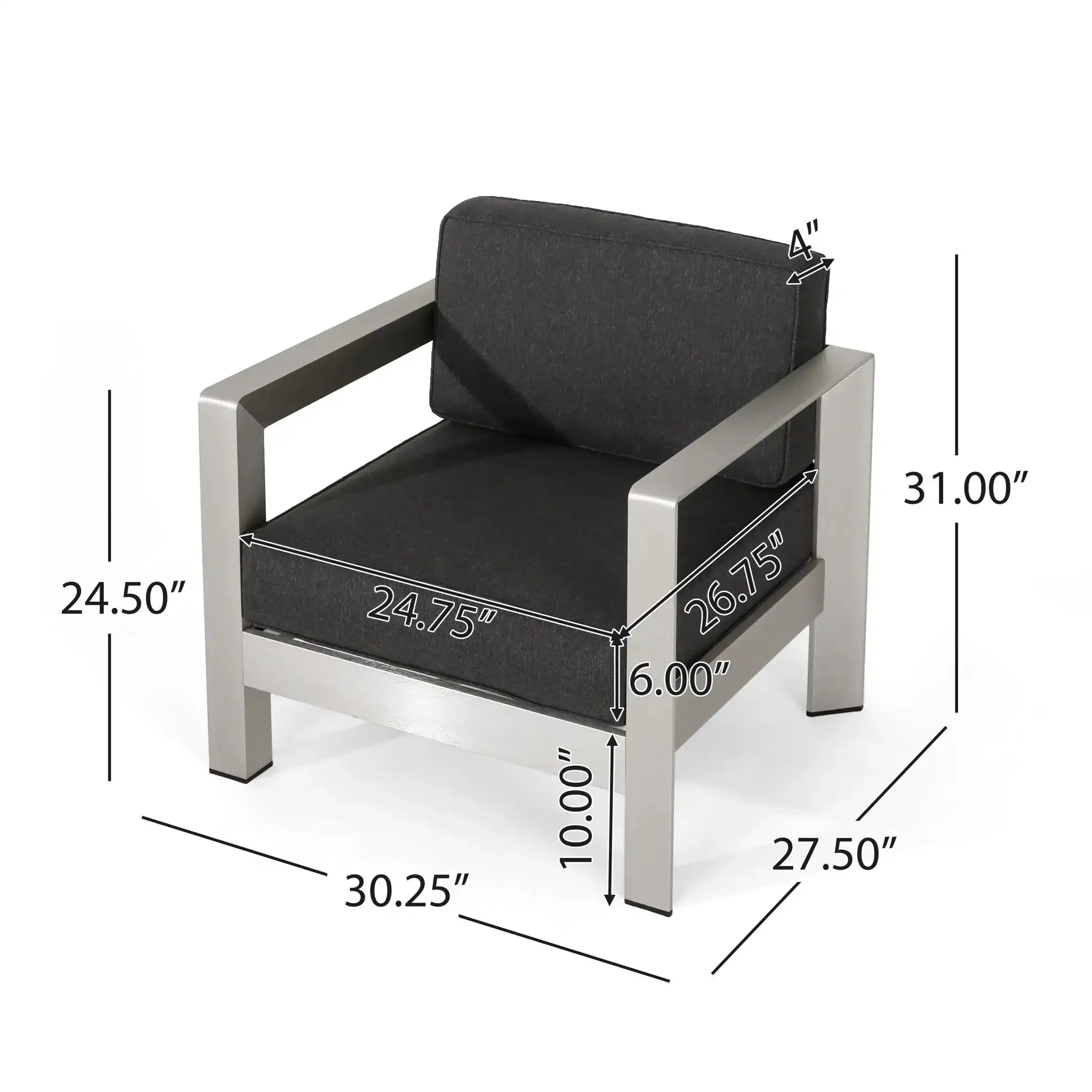 Aviara - Luxurious Outdoor Club Chair - Image 6