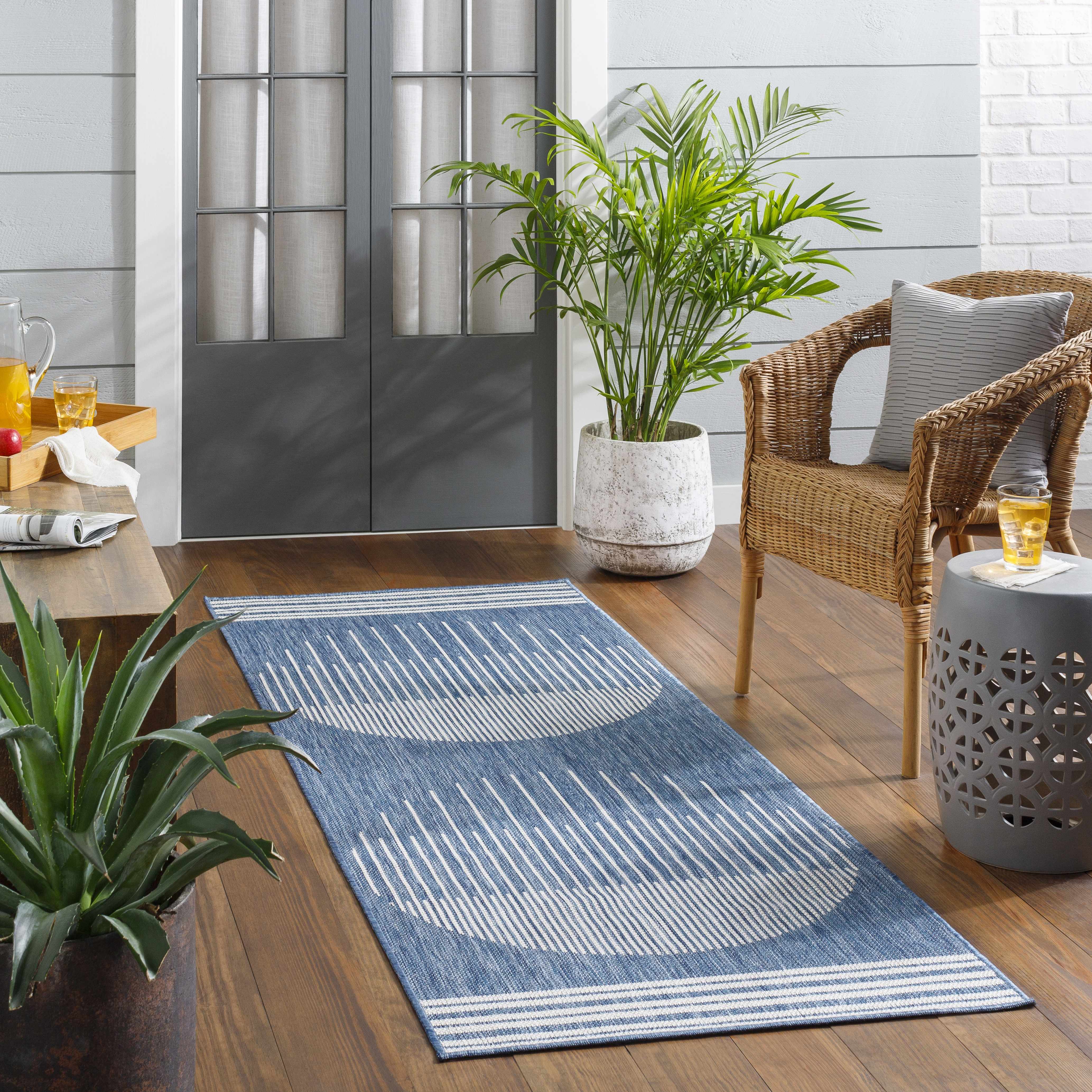 Aviya Blue Area Rug - Clearance - Image 2
