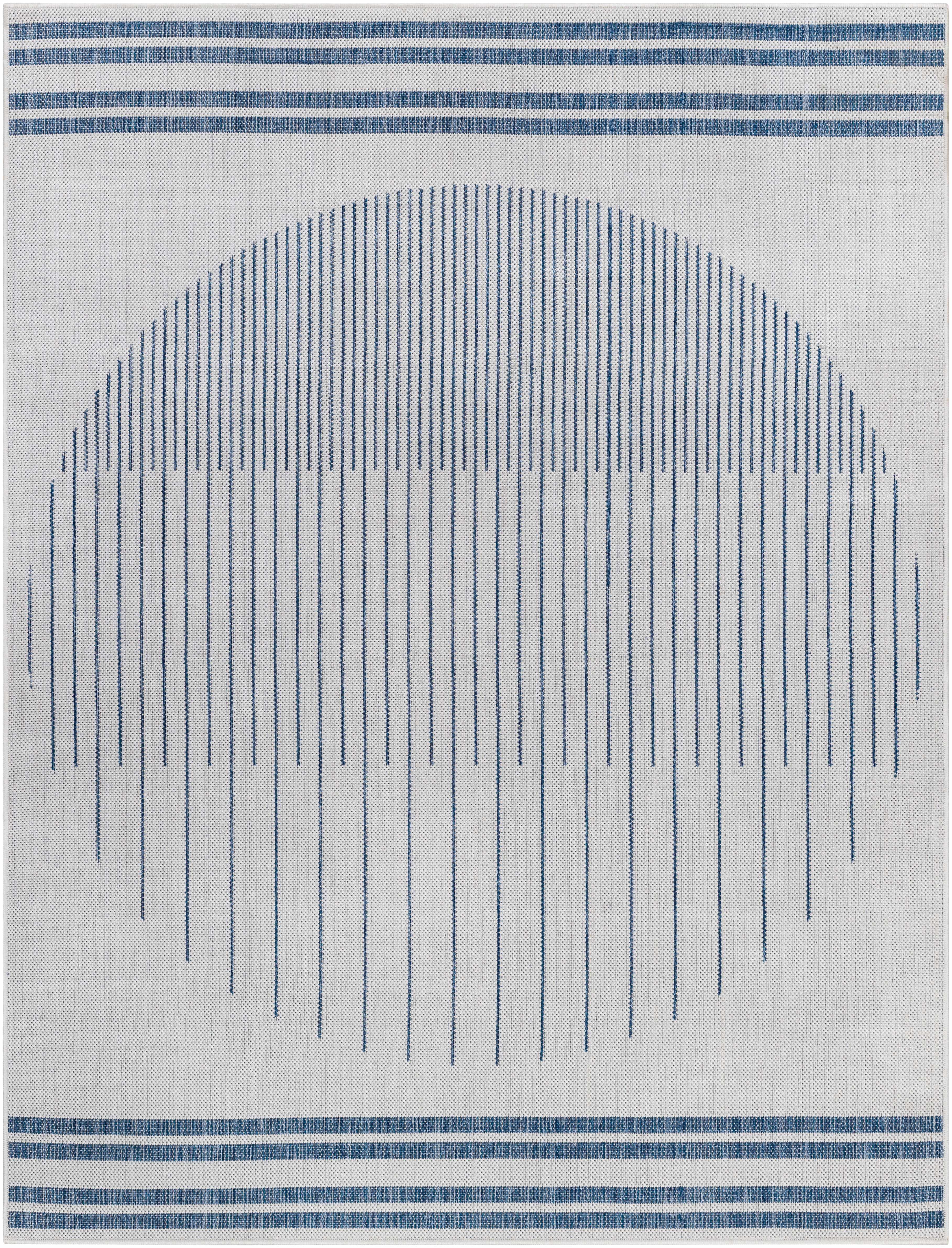 Aviya Blue & Gray Area Rug - Clearance