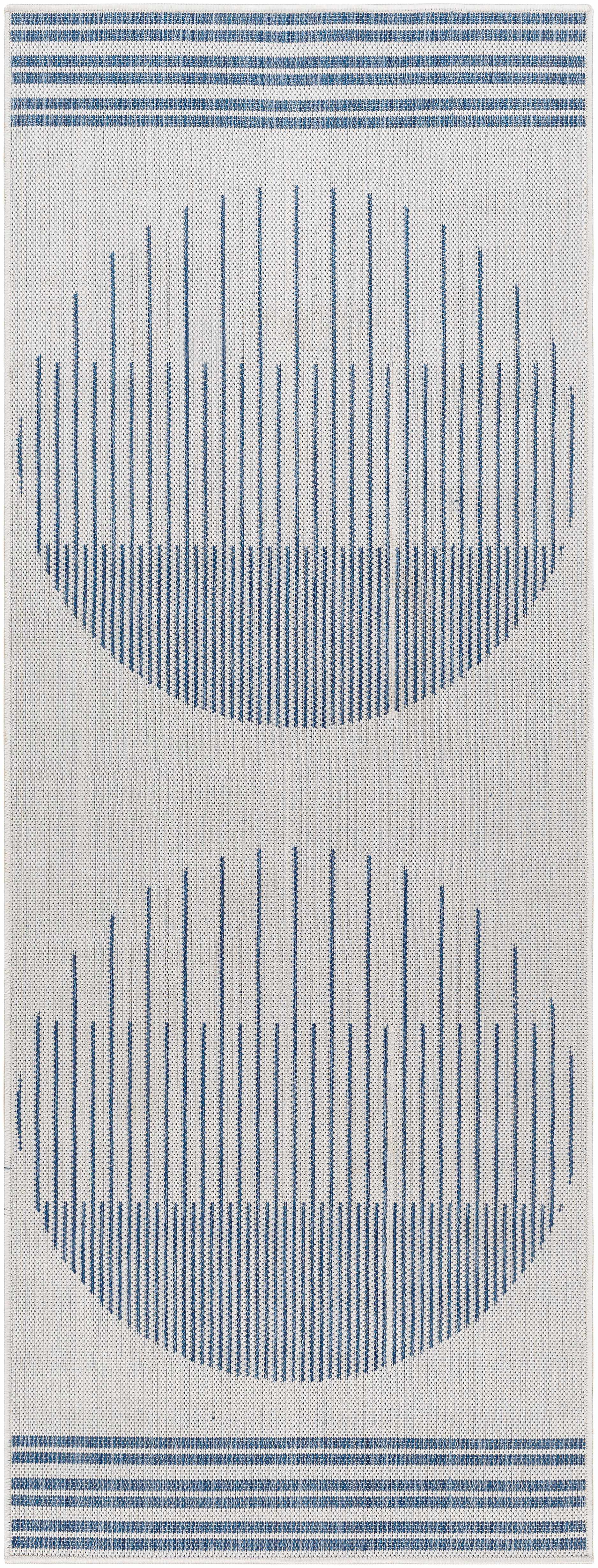 Aviya Blue & Gray Area Rug - Clearance - Image 2