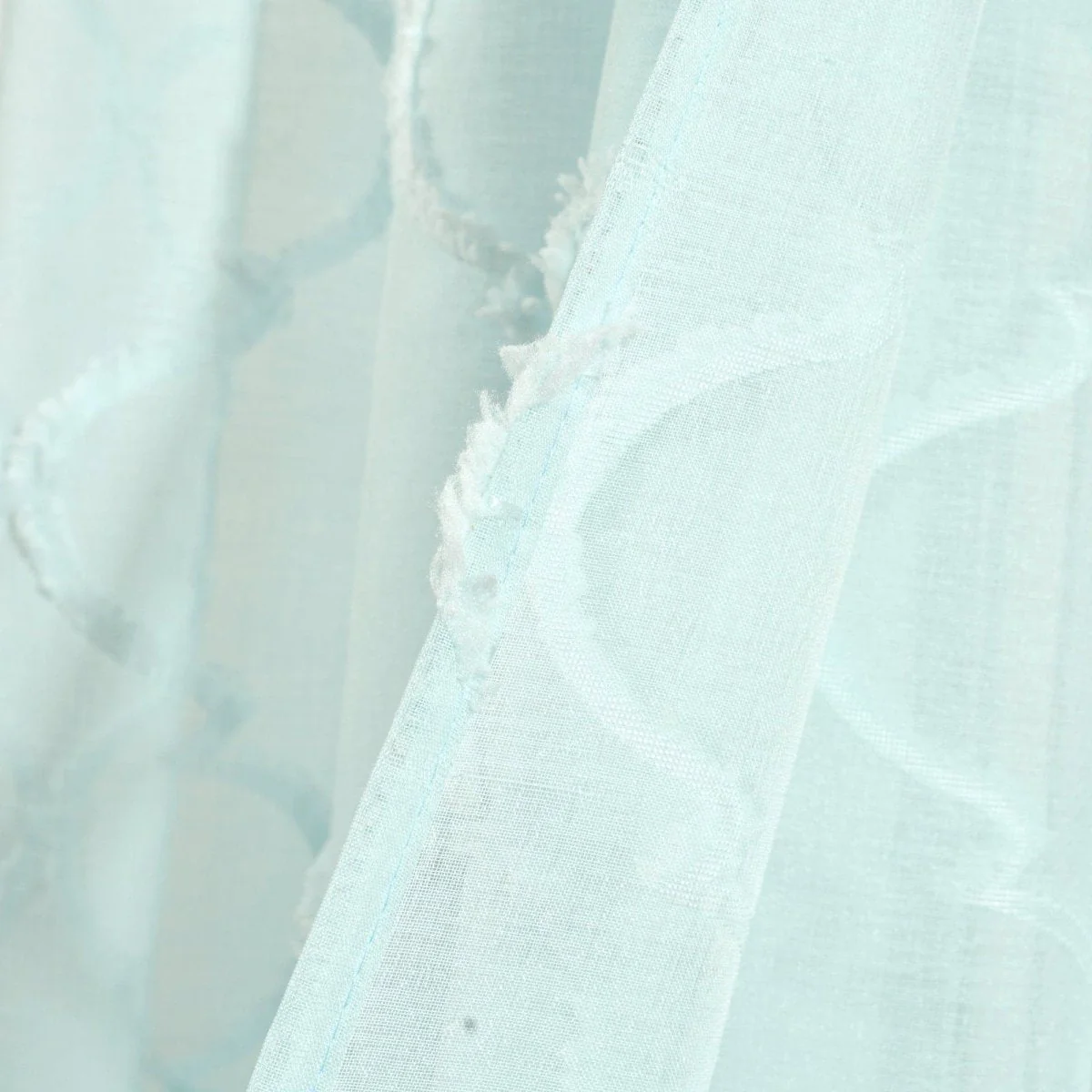 Avon Trellis Grommet Sheer Window Curtain Panel Set - Image 23