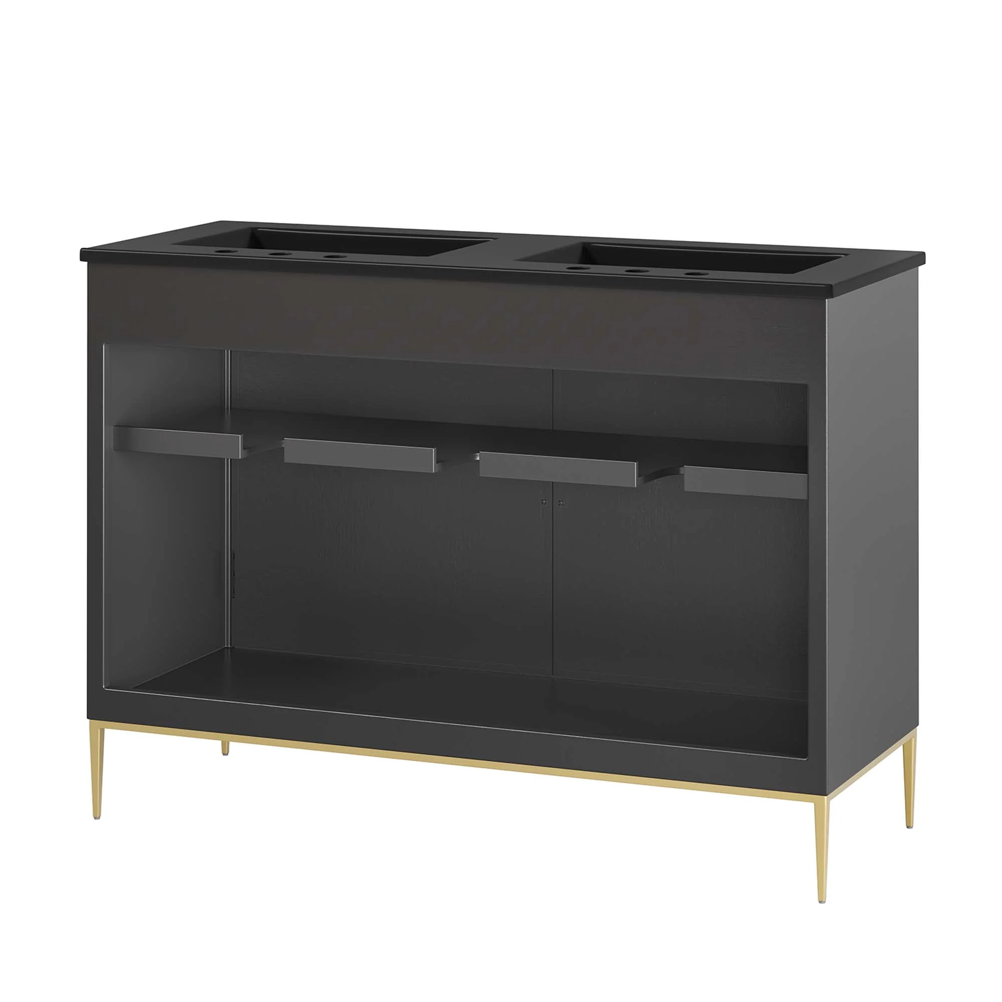 Awaken 48" Double Sink Bathroom Vanity by Modway - Image 6