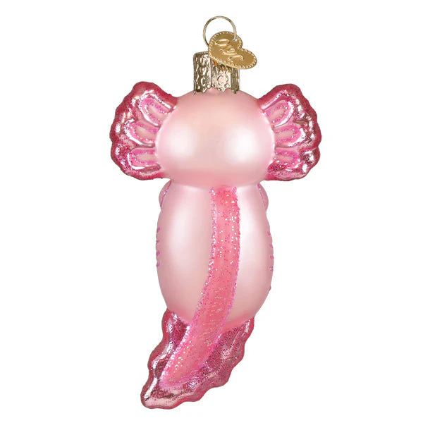 Axolotl With Candy Cane Ornament - Image 3