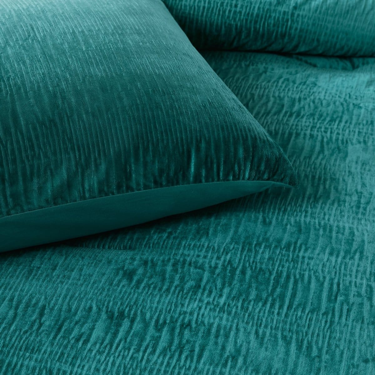 Azalea Ruched Velvet Stripe Comforter Set - Image 32