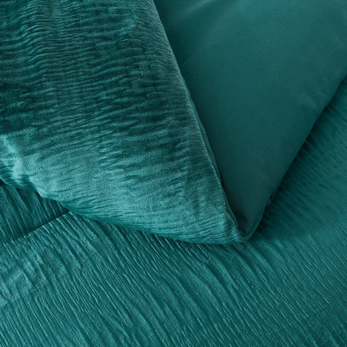 Azalea Ruched Velvet Stripe Comforter Set - Image 33