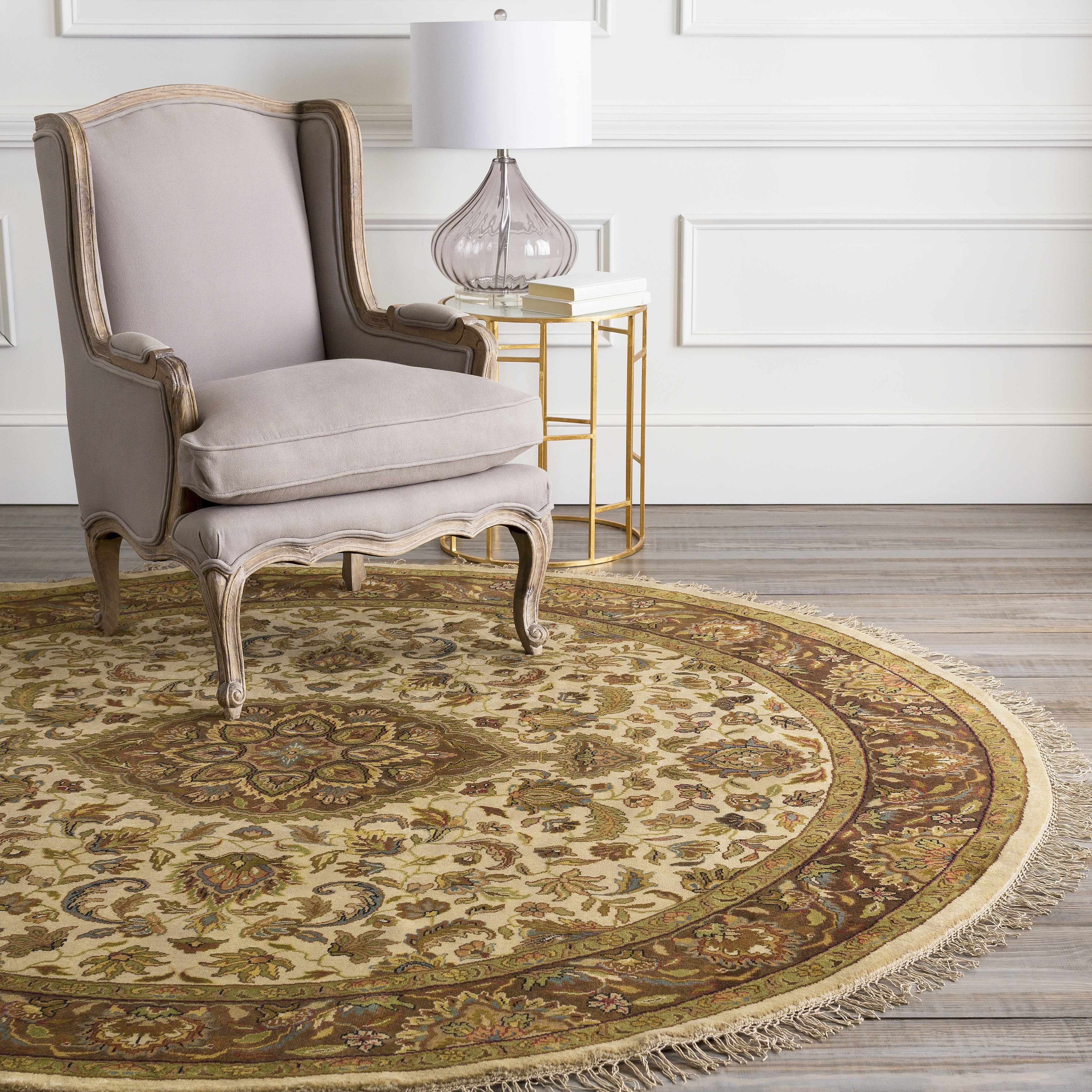 Azalia Premium Wool 8' Round Rug - Clearance - Image 2