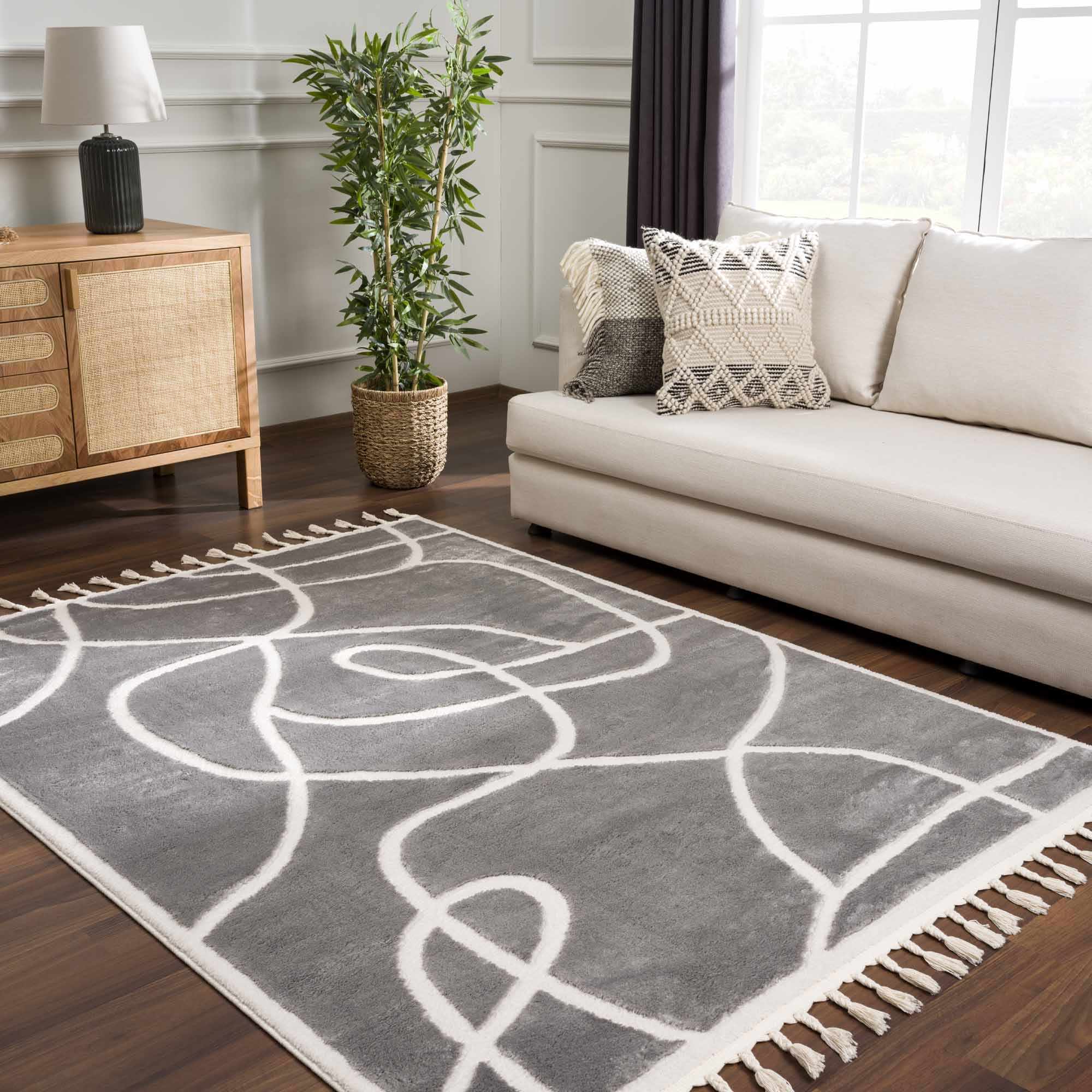 Azana Modern Gray Area Rug - Clearance - Image 17