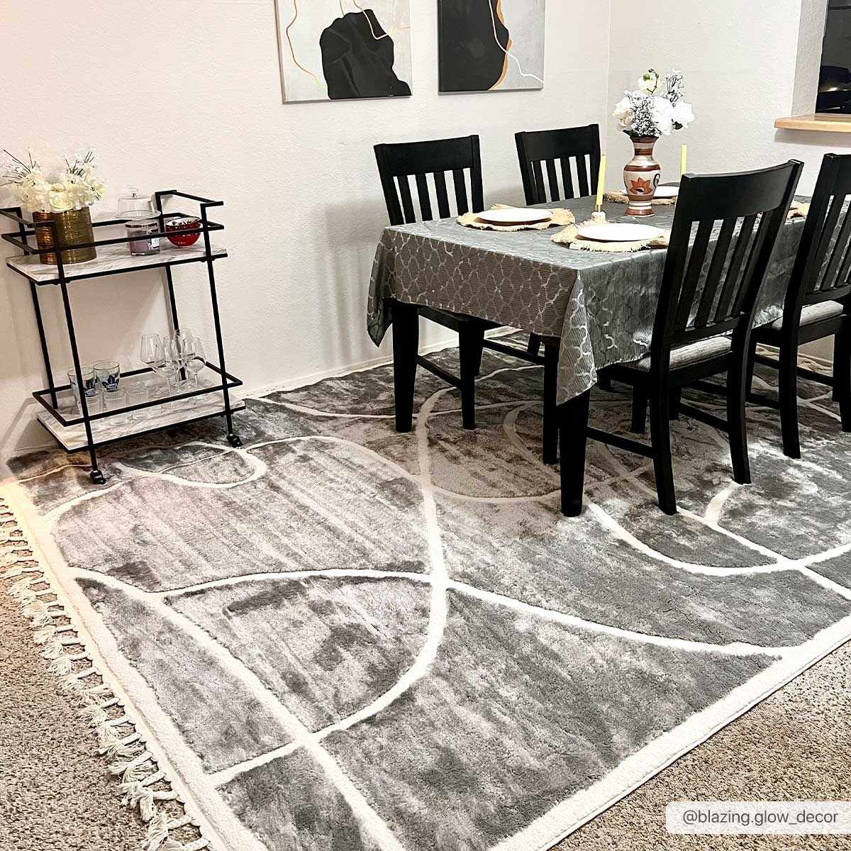 Azana Modern Gray Area Rug - Clearance - Image 5