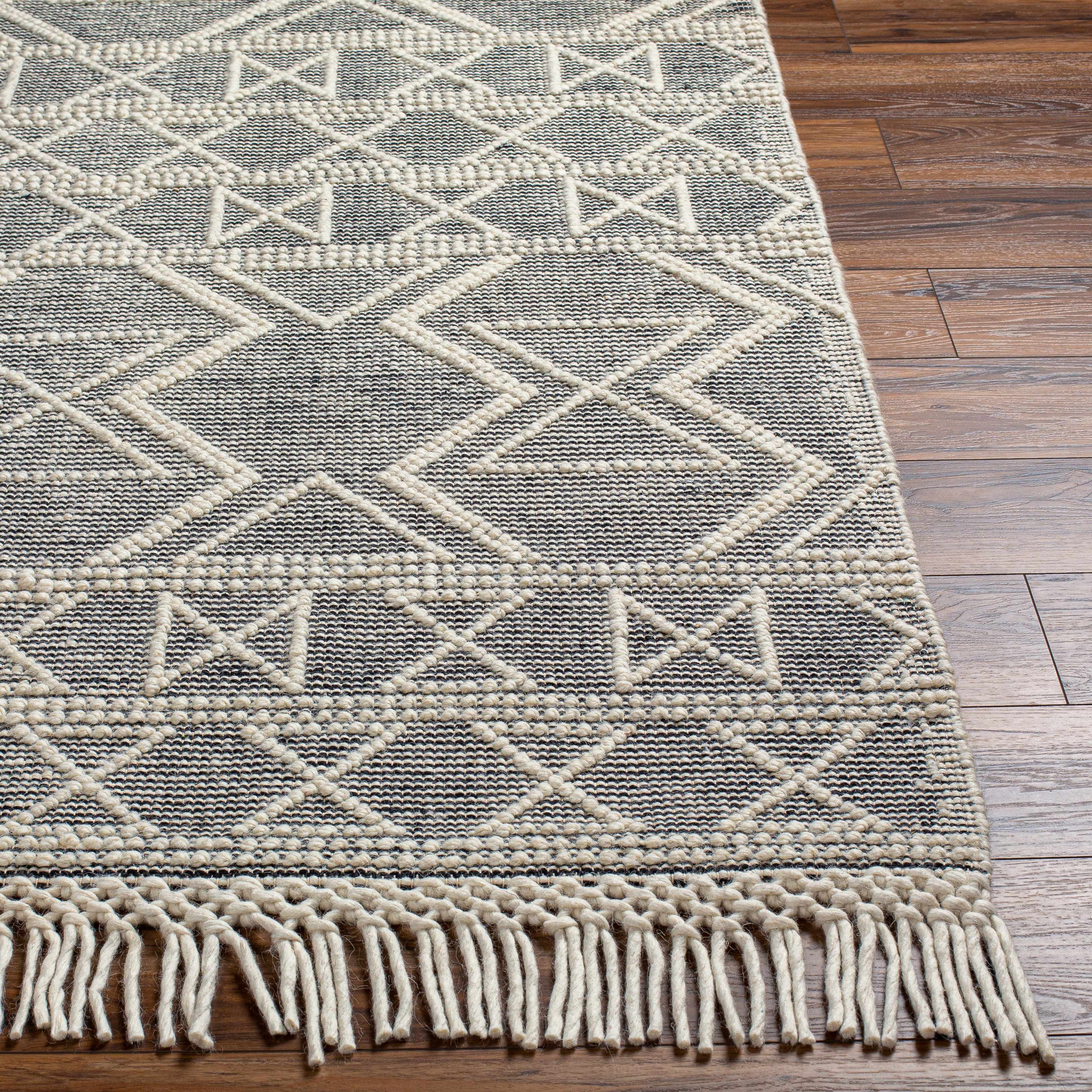 Aziel Wool Rug with Tassels - Clearance - Image 5