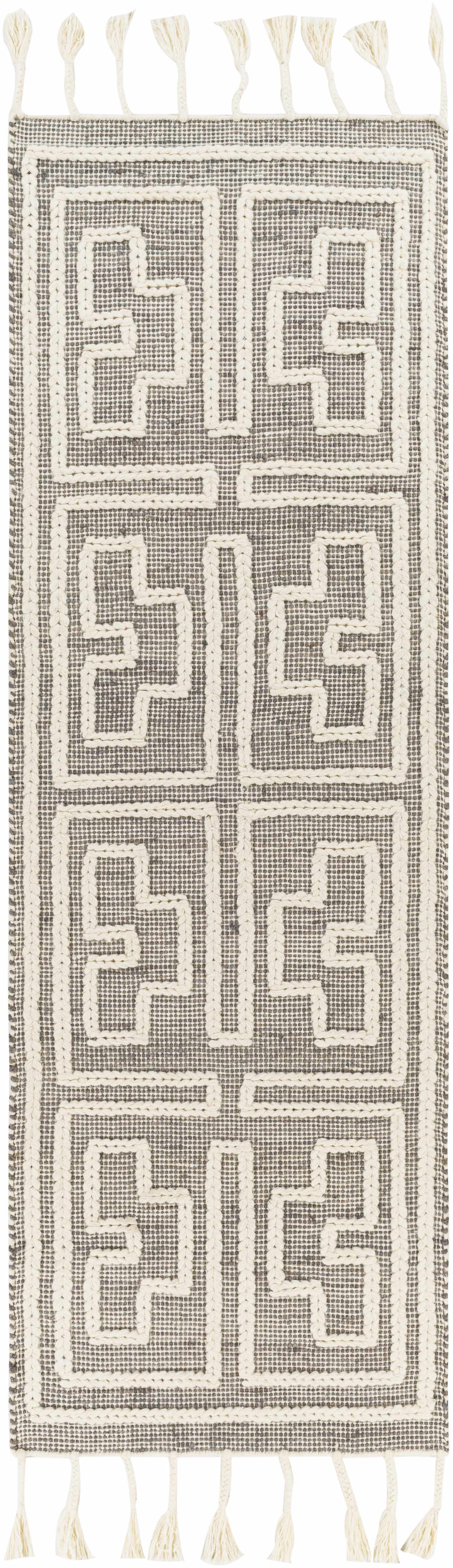 Azra Tasseled Jute&Wool Rug - Image 5