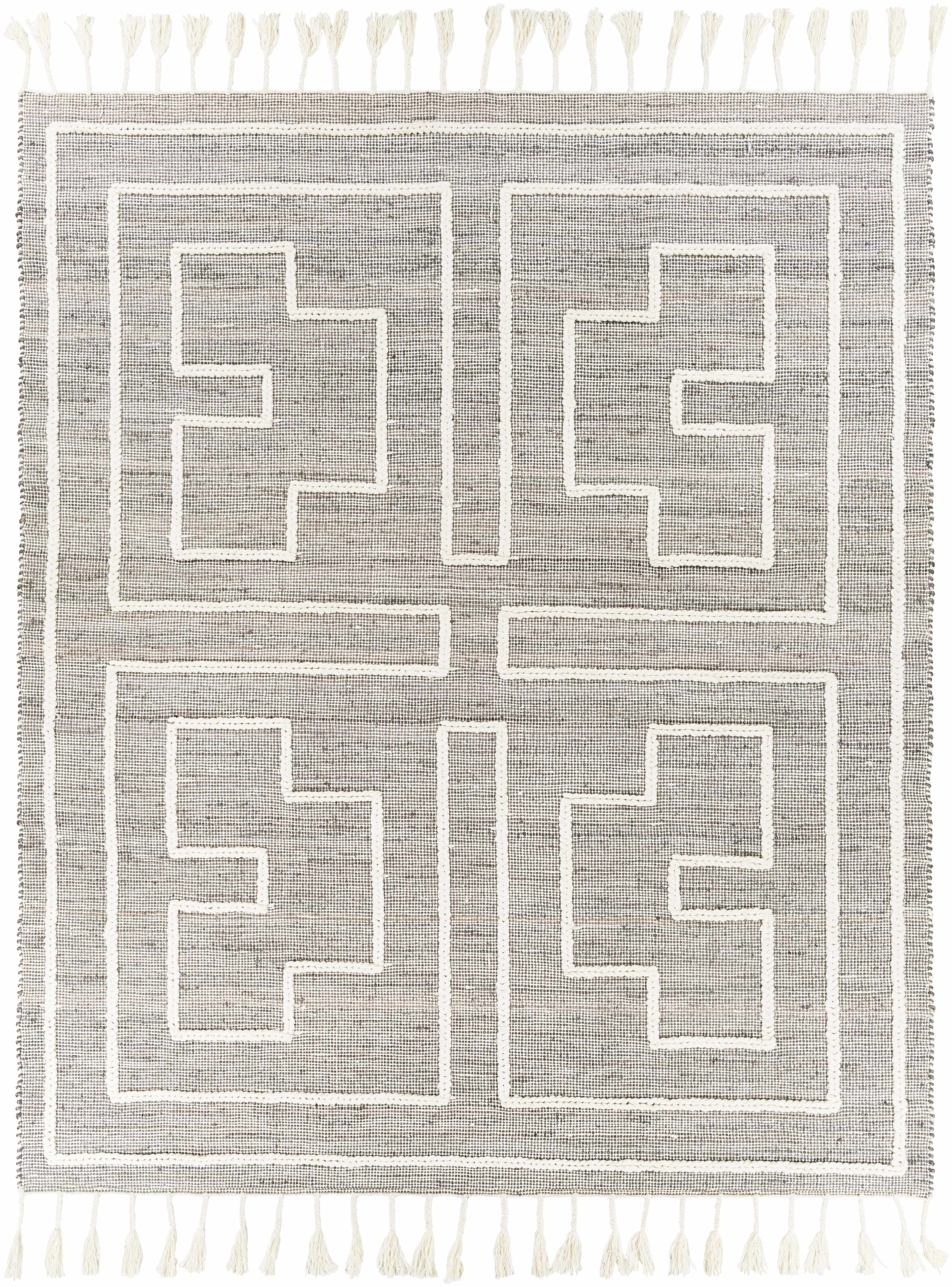 Azra Tasseled Jute&Wool Rug - Image 6