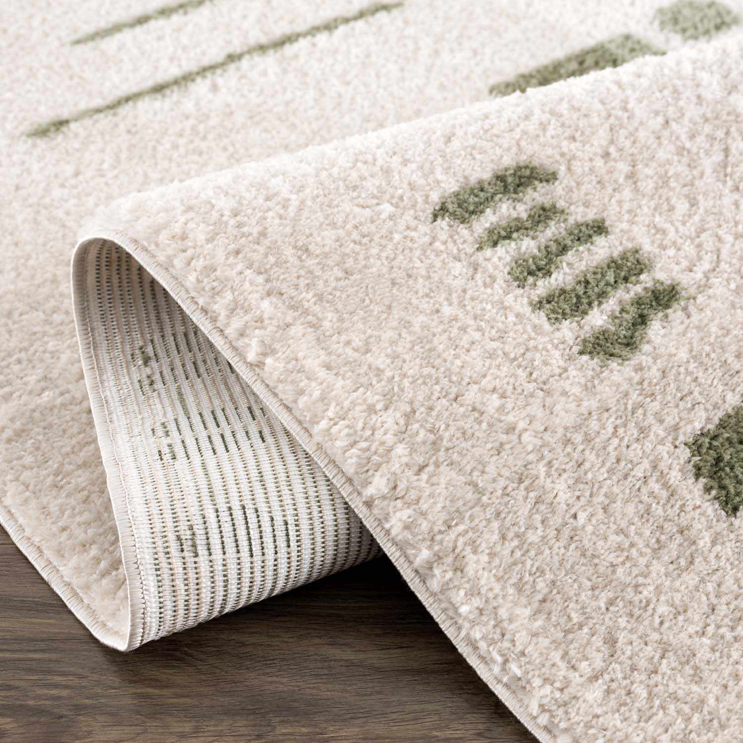 Azriel Green Washable Area Rug - Image 6
