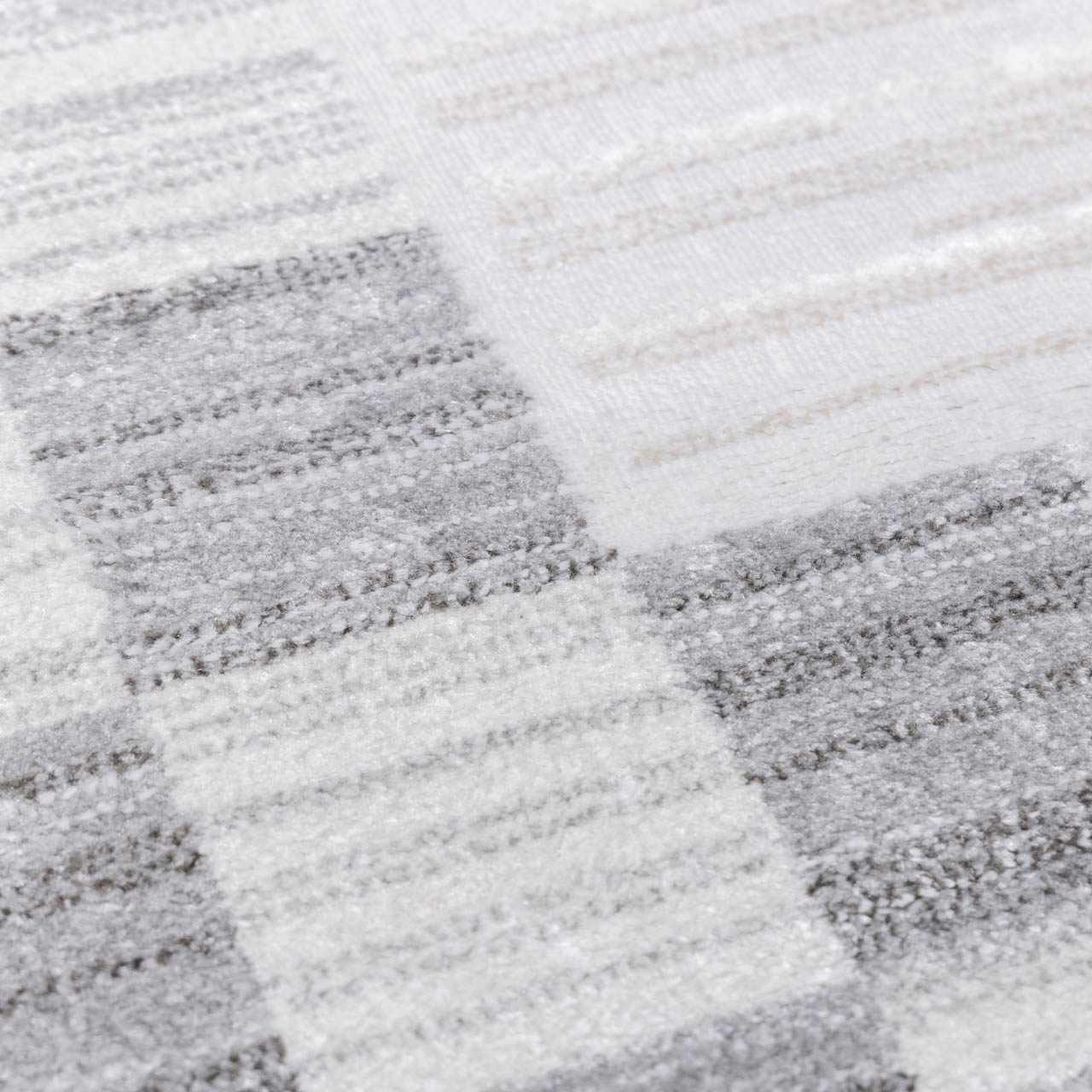 Azrika Gray Checkered Washable Rug - Clearance - Image 18