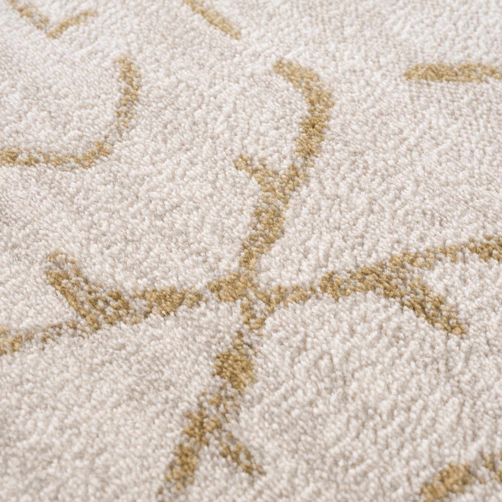 Azzan Cream & Gold Area Rug - Clearance - Image 12