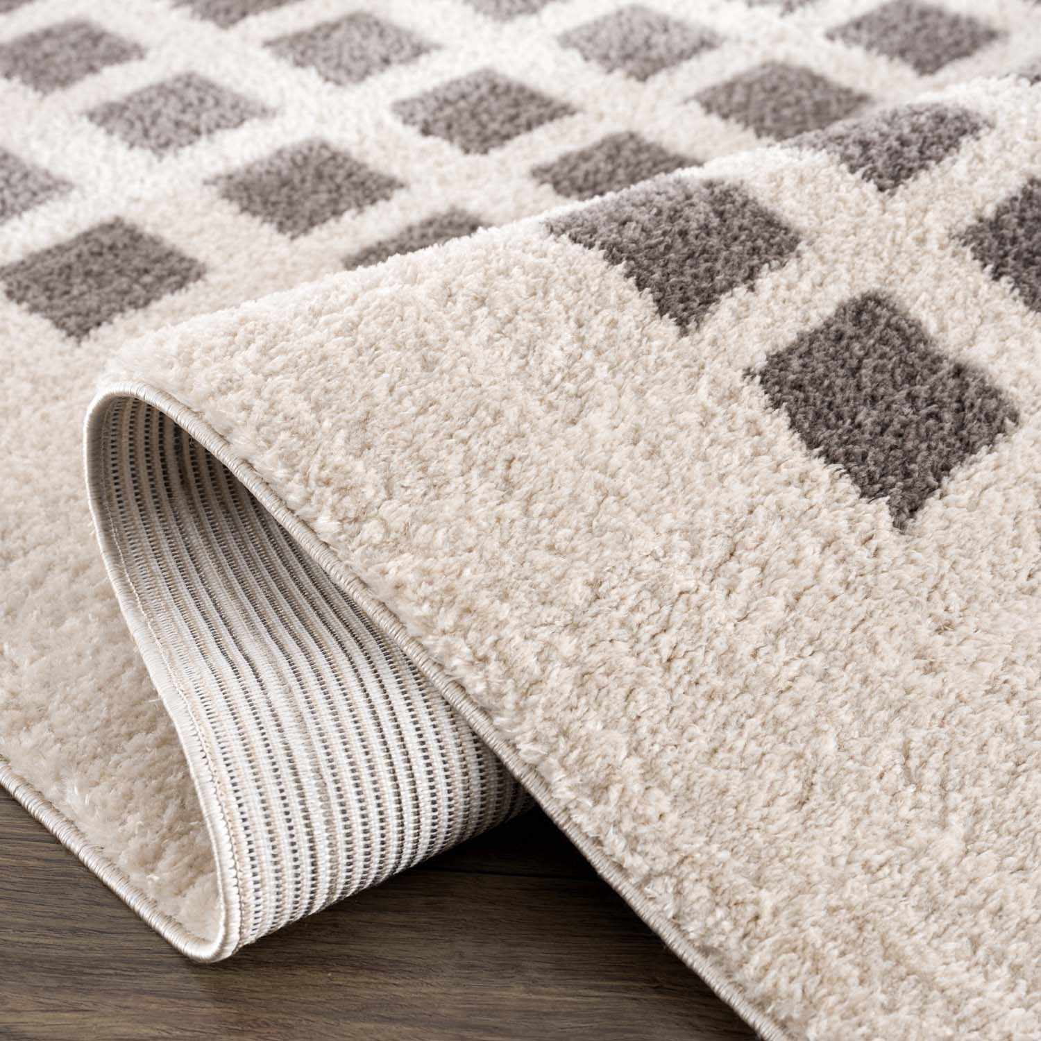 Baback Charcoal Washable Area Rug - Image 6
