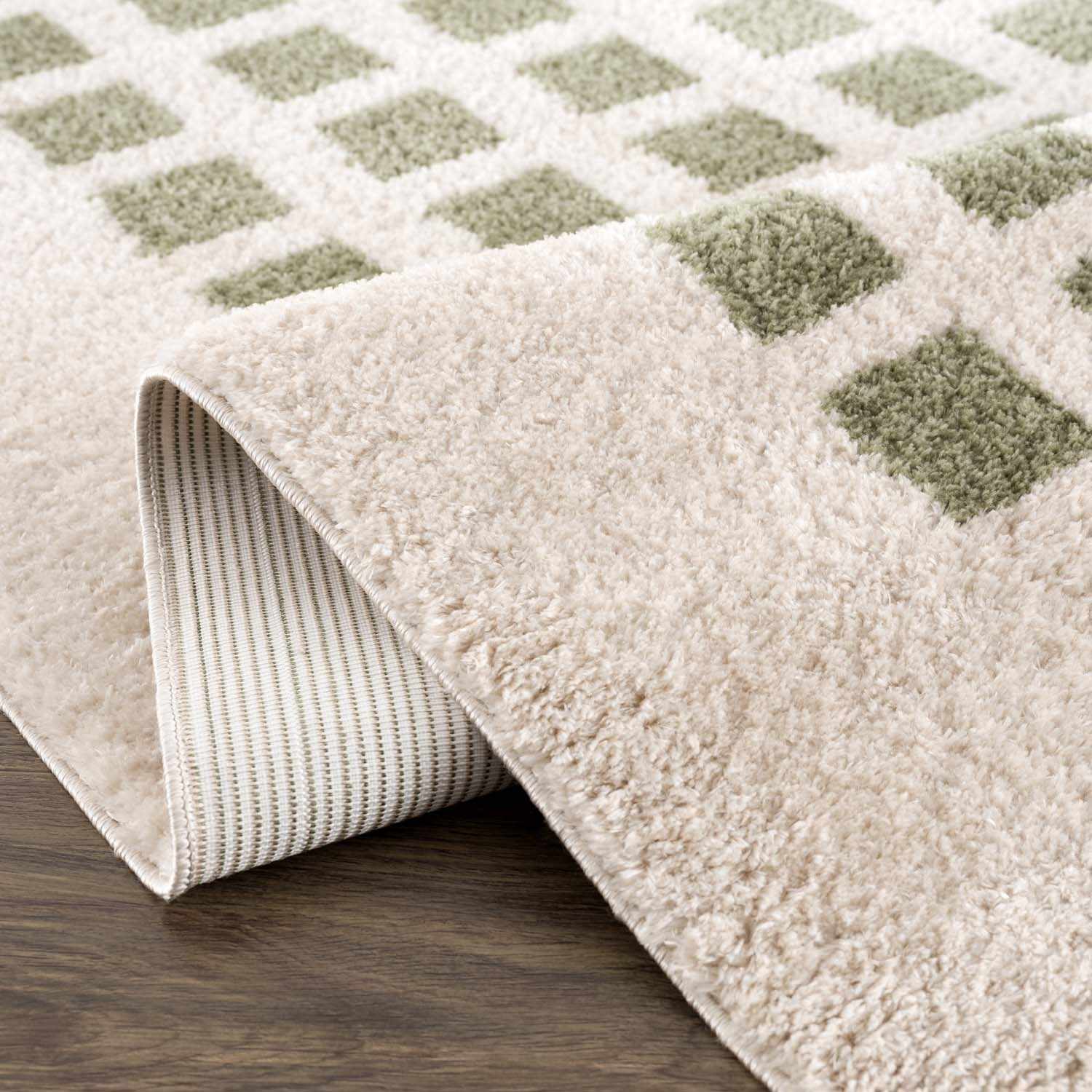Baback Green Washable Area Rug - Image 6