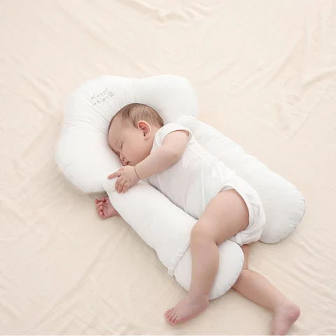 Baby Anti Flat Head Pillow Organic Cotton Infant Sleeping Support Cushion - Image 13