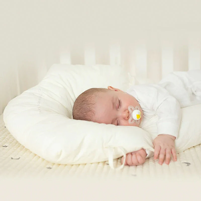 Baby Anti Flat Head Pillow Organic Cotton Infant Sleeping Support Cushion - Image 14