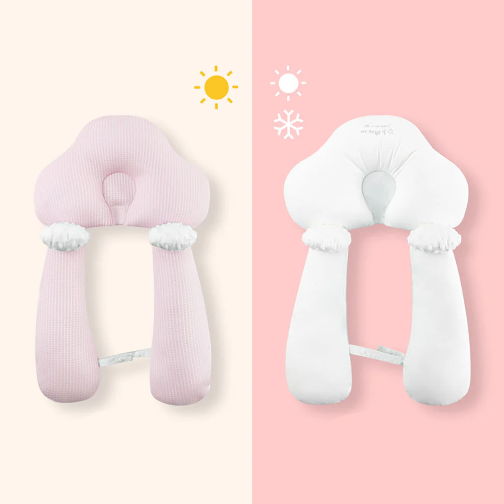 Baby Anti Flat Head Pillow Organic Cotton Infant Sleeping Support Cushion - Image 19