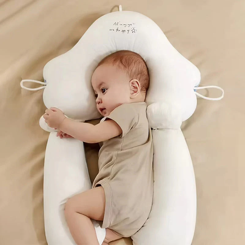 Baby Anti Flat Head Pillow Organic Cotton Infant Sleeping Support Cushion - Image 2