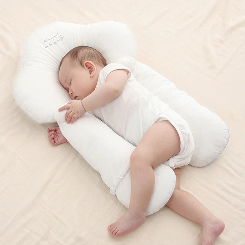 Baby Anti Flat Head Pillow Organic Cotton Infant Sleeping Support Cushion - Image 3