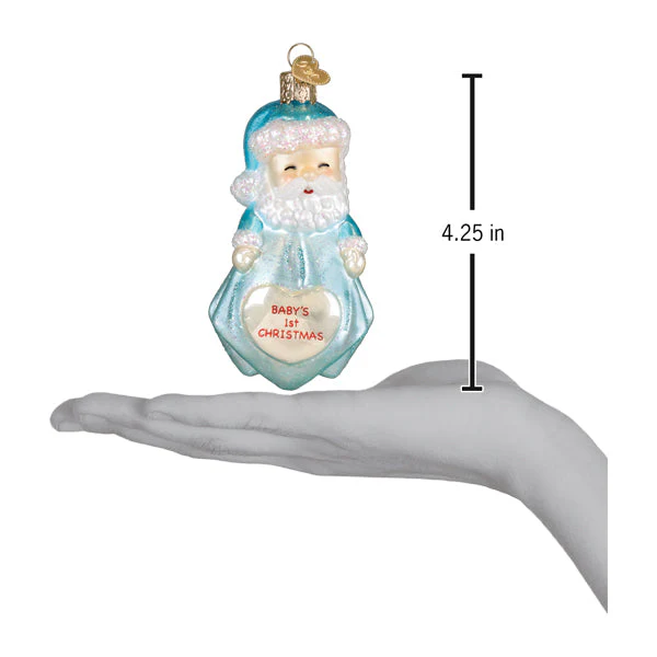 Baby Boys 1st Santa Lovey Ornament - Image 5