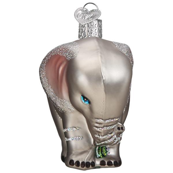 Baby Elephant Ornament by Old World Christmas - Image 4