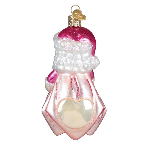 Baby Girl's 1st Santa Lovey Ornament - Image 3