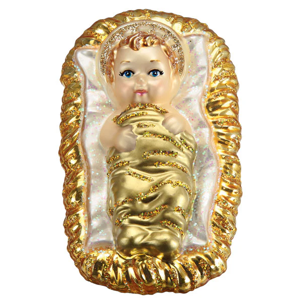 Baby Jesus In Manger Ornament - Image 3